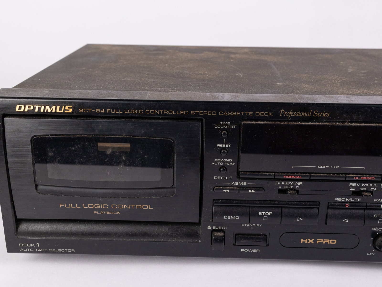 Optimus SCT-54 Stereo Cassette Deck Professional Series - 3