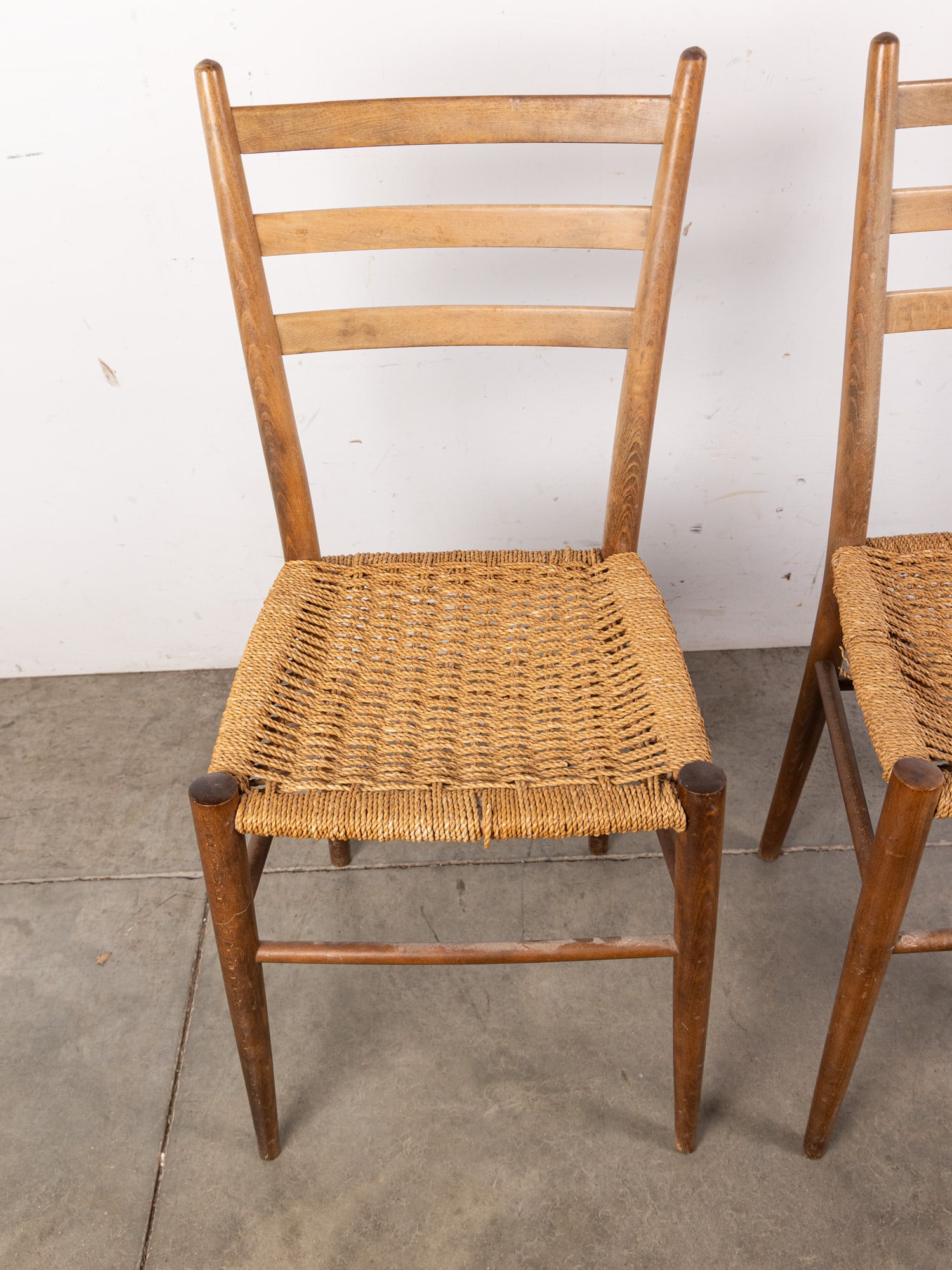 Pair of Chiavari Style Ladder Back Chairs - 2