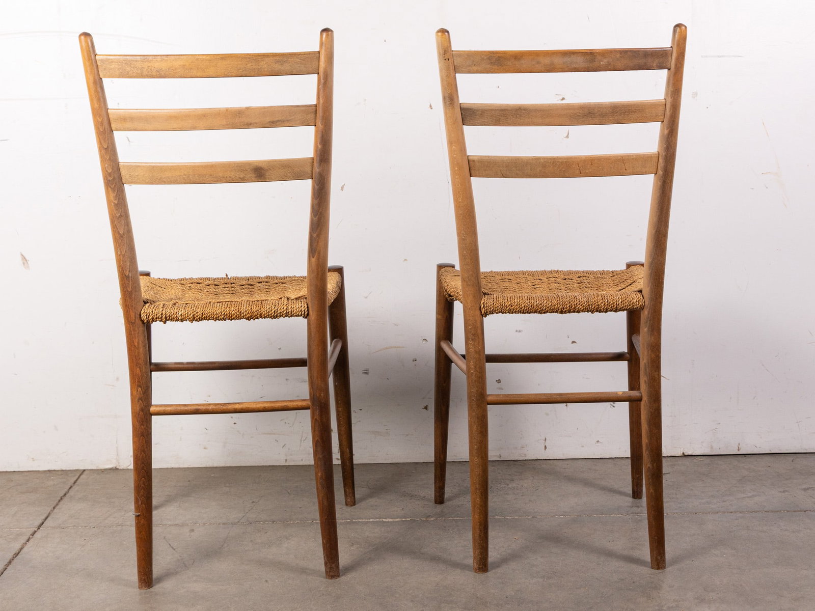 Pair of Chiavari Style Ladder Back Chairs - 4