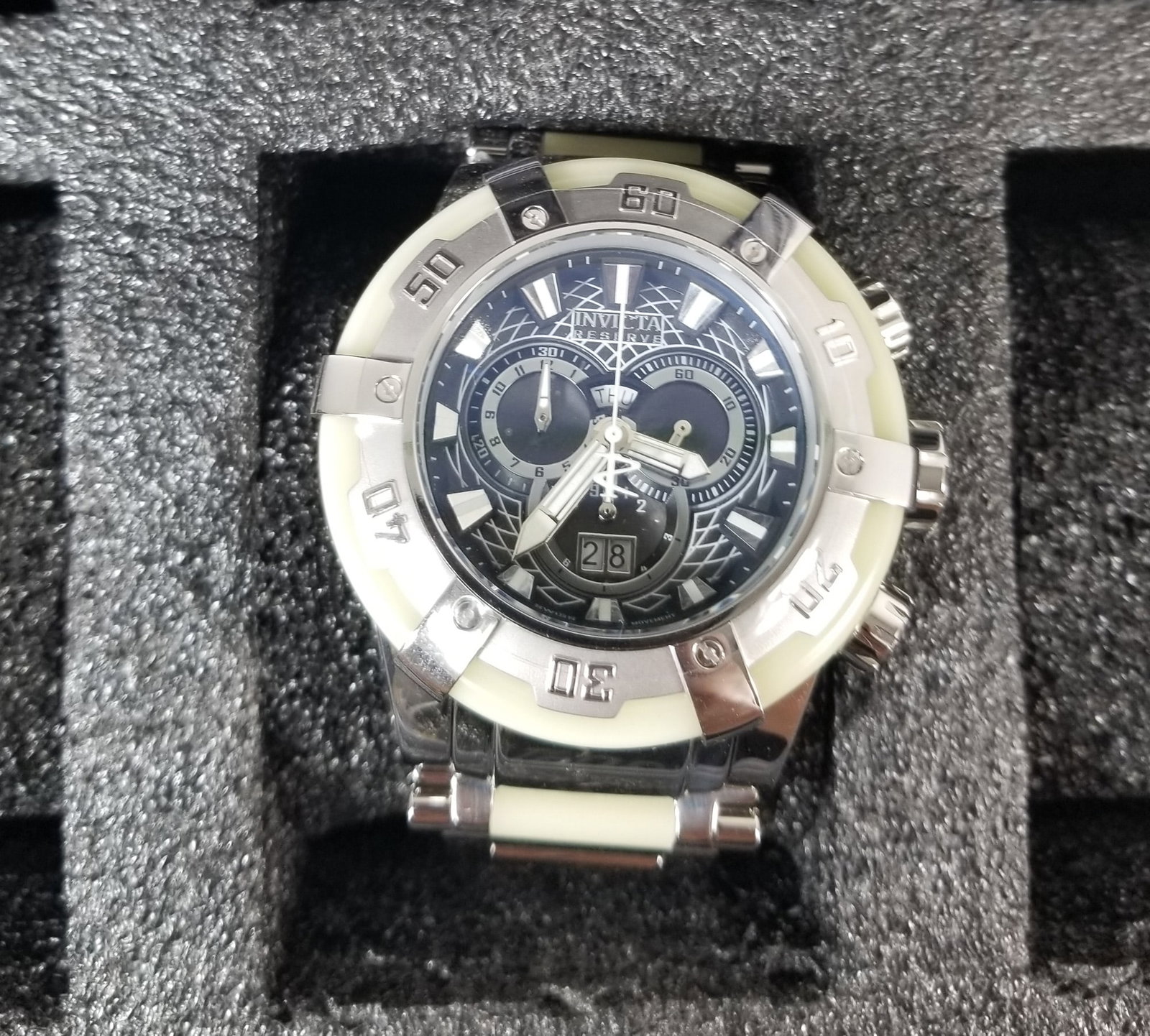 Invicta Hyperion Reserve Chrono Watch w Pelican Case - 2