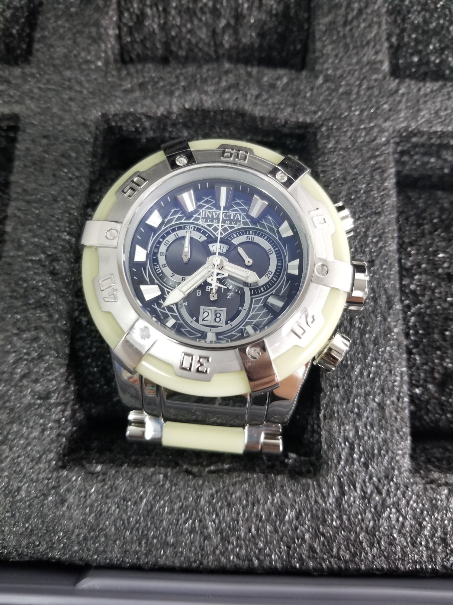 Invicta Hyperion Reserve Chrono Watch w Pelican Case - 5