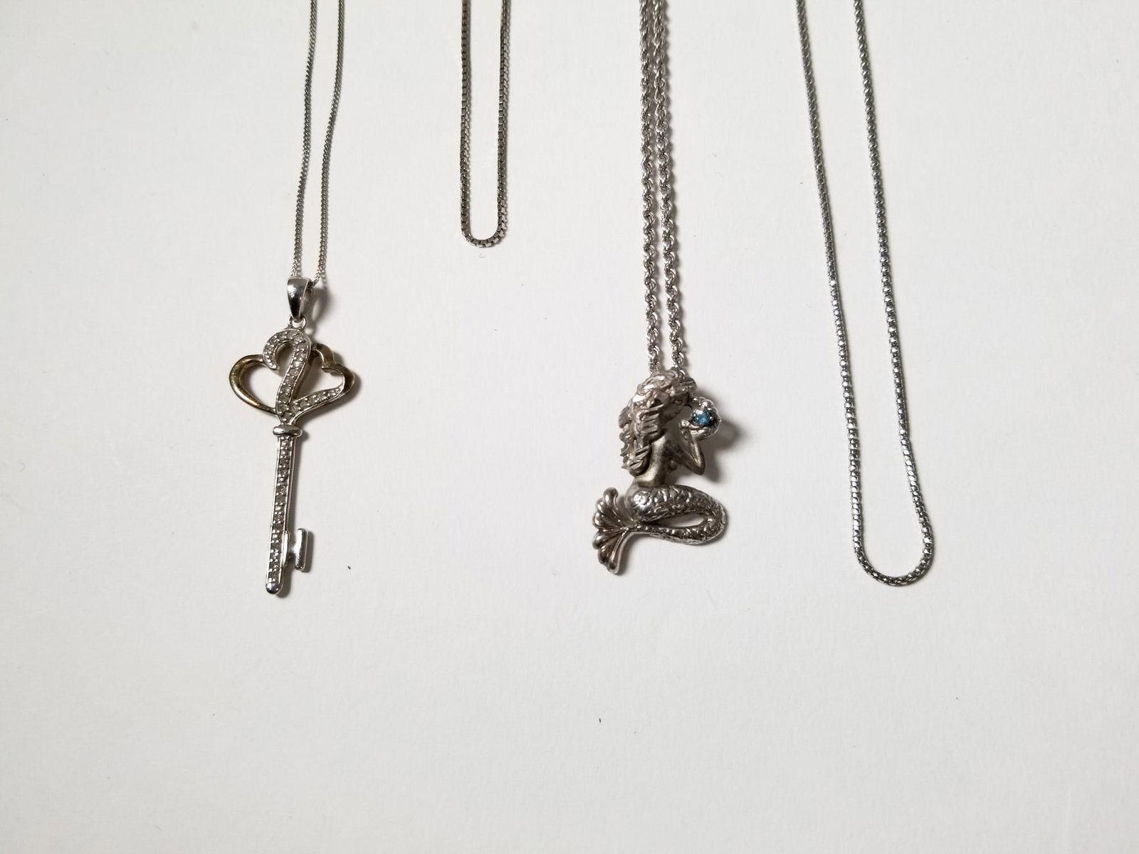 Four Necklaces Marked 925 - 2