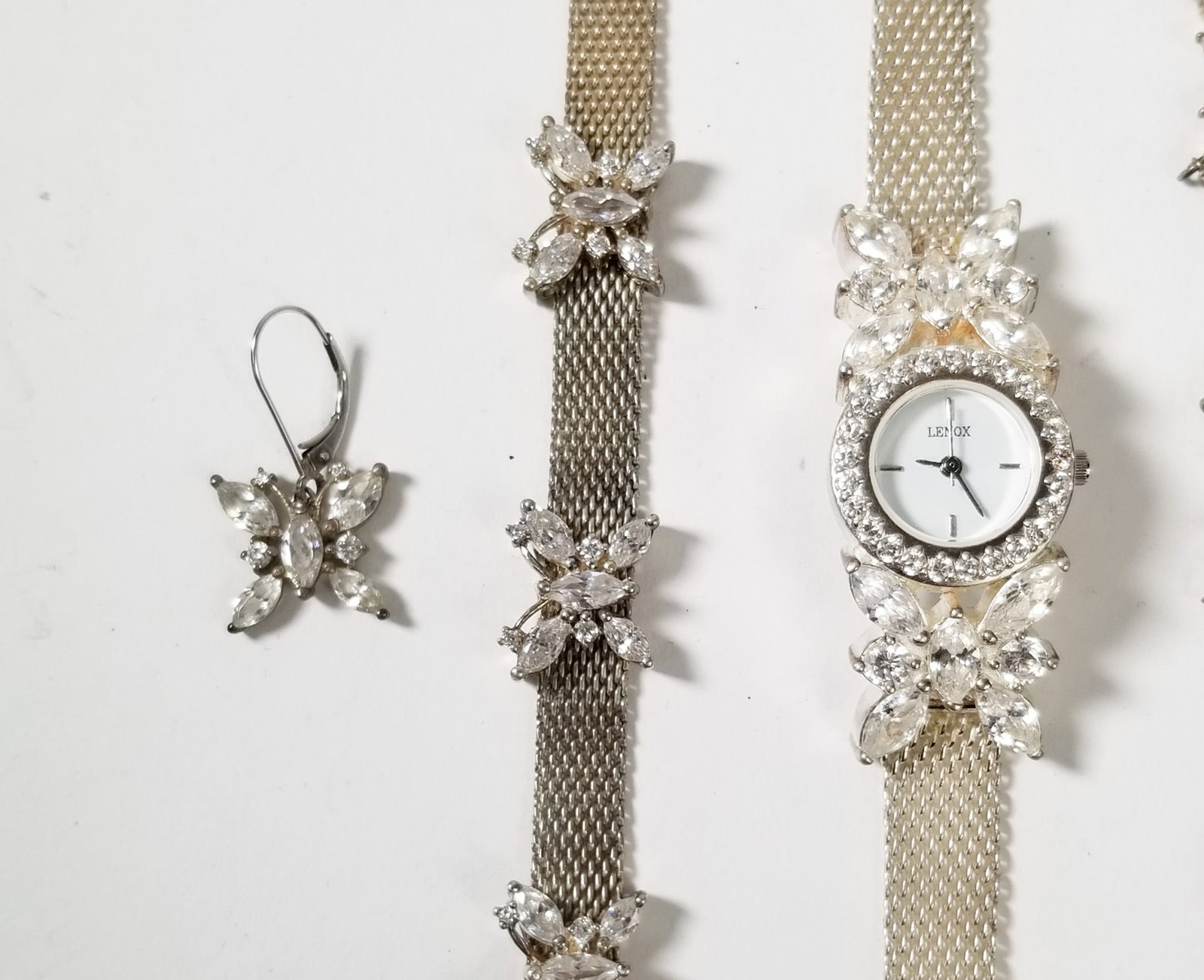 Lenox Crystal Butterfly Jewelry Set - 2