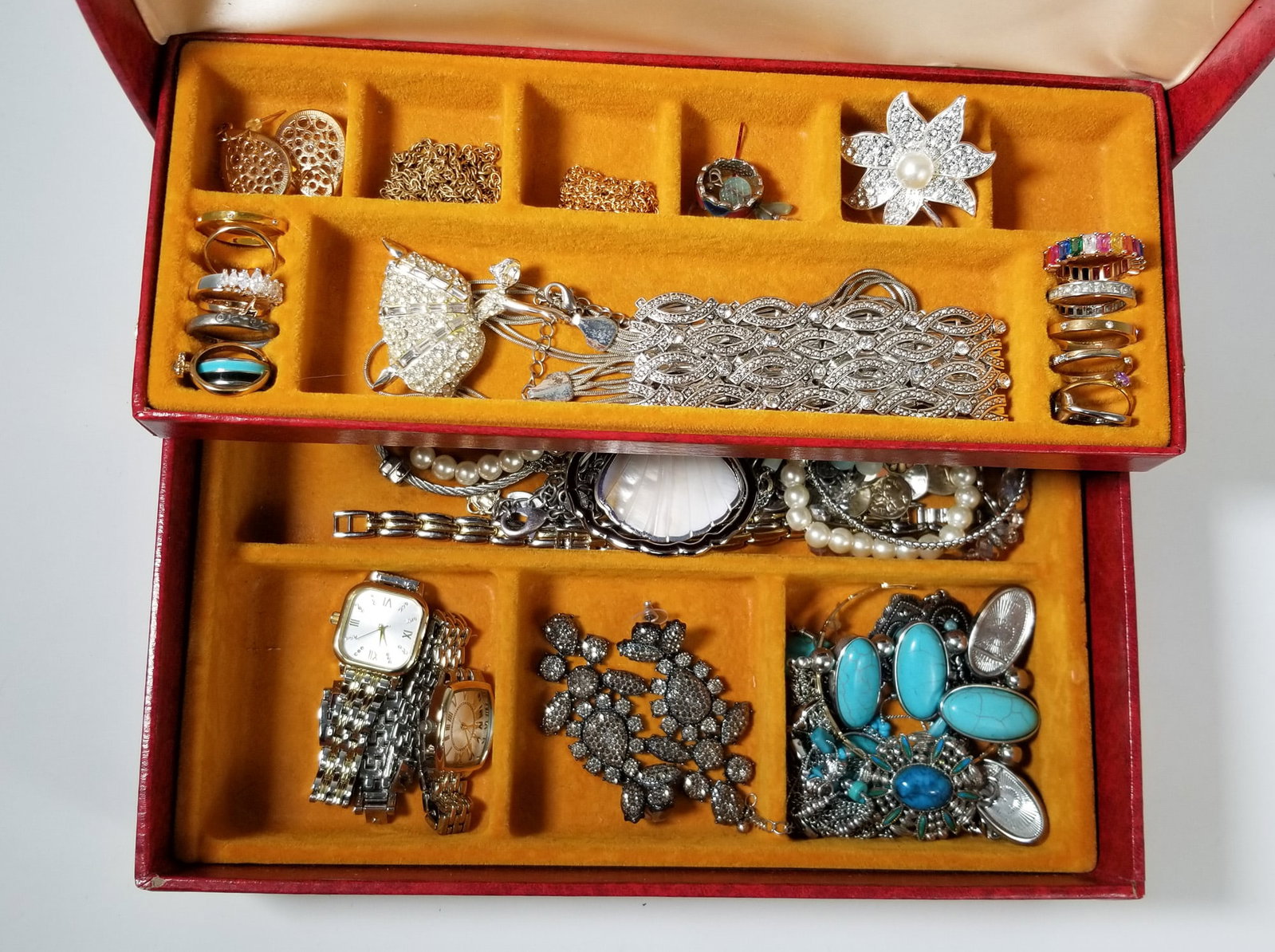 Jewelry Box Silver Tone Fashion Jewelry - 2