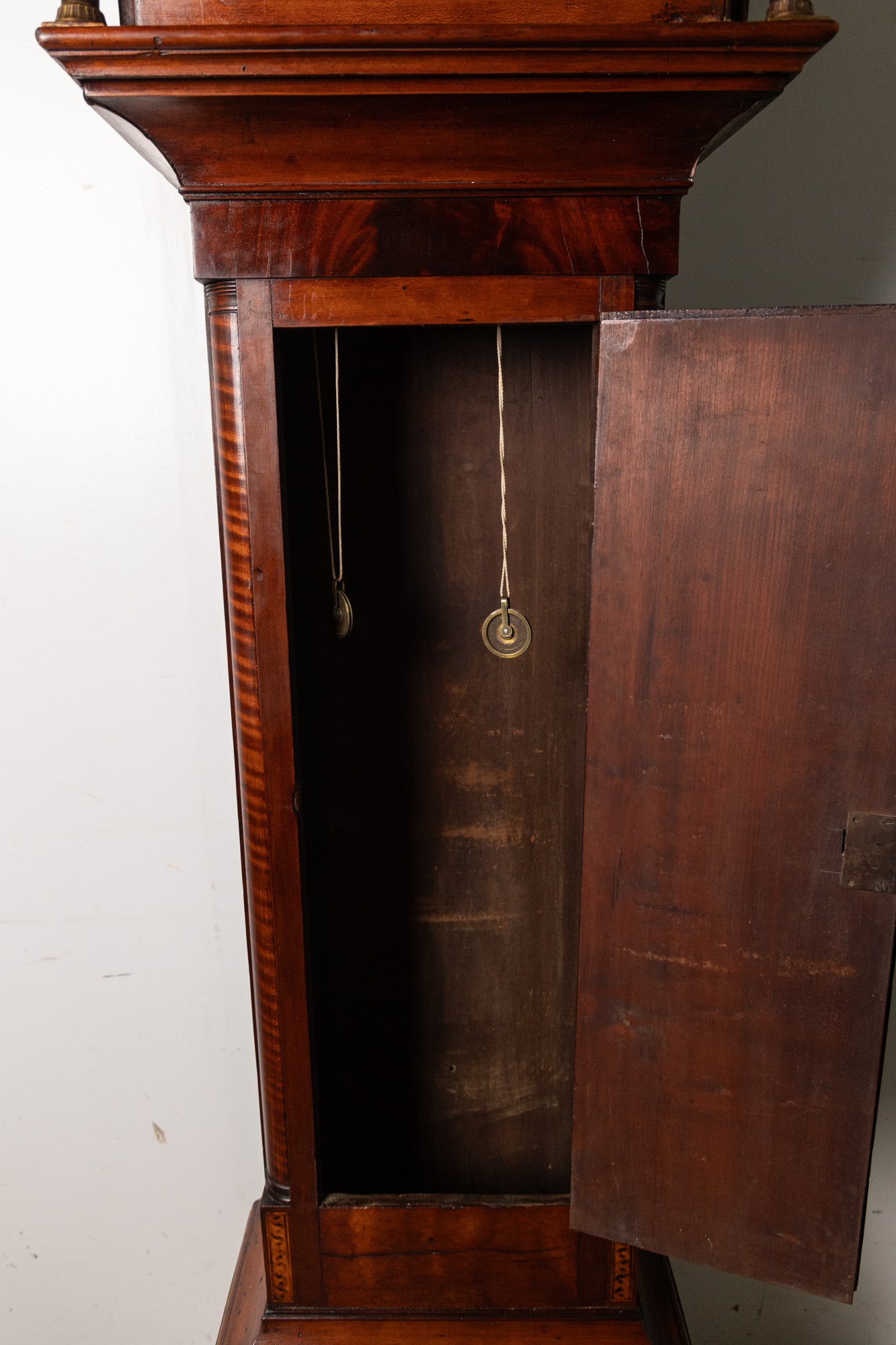 B. Greening, Sharptown, New Jersey Tall Case Clock c. 1790-1820 - 6