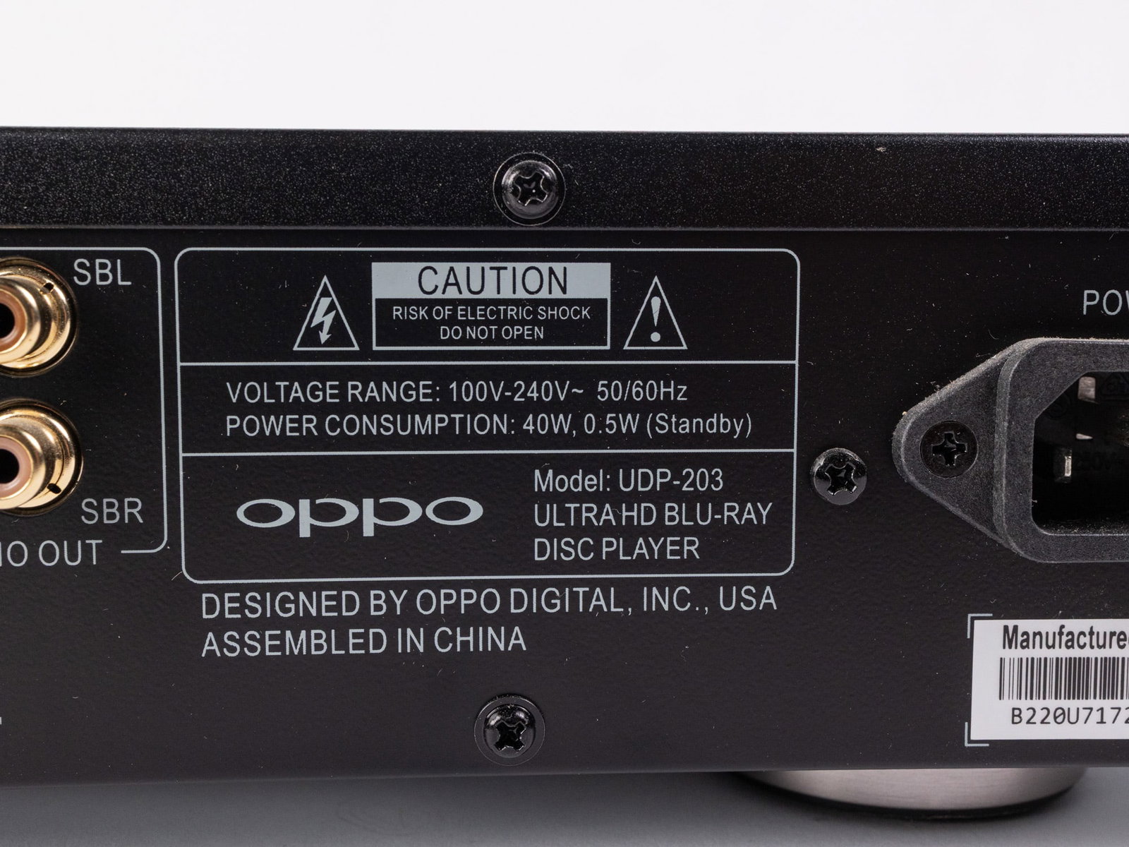Oppo UDP-203 4K Ultra HD Blu-ray Disc Player - 6