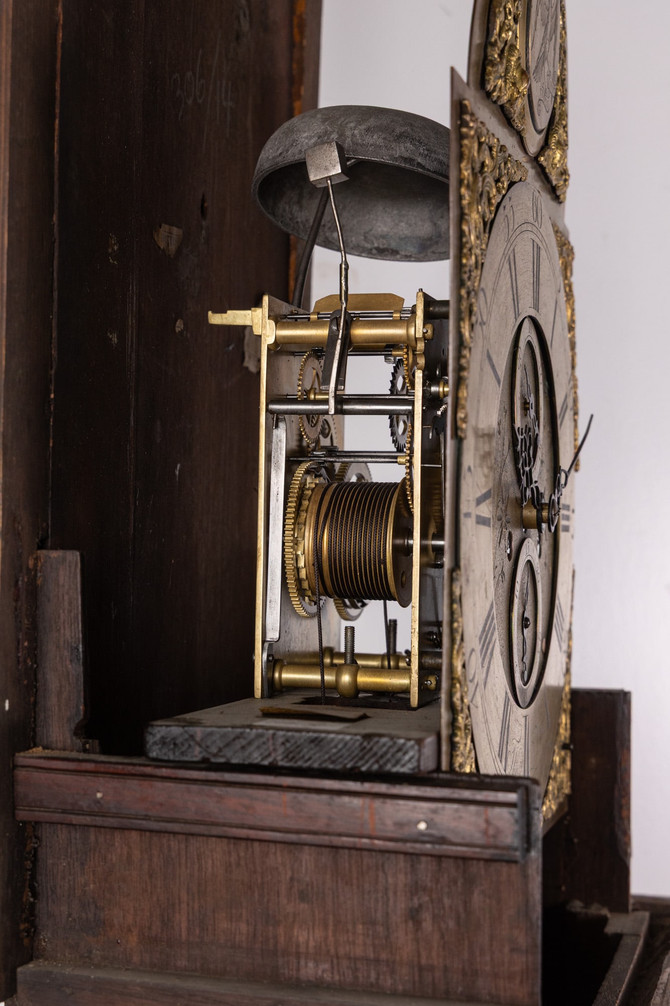 Thomas Davies, Monmouth, New Jersey Late 18th Century Tall Case Clock - 8