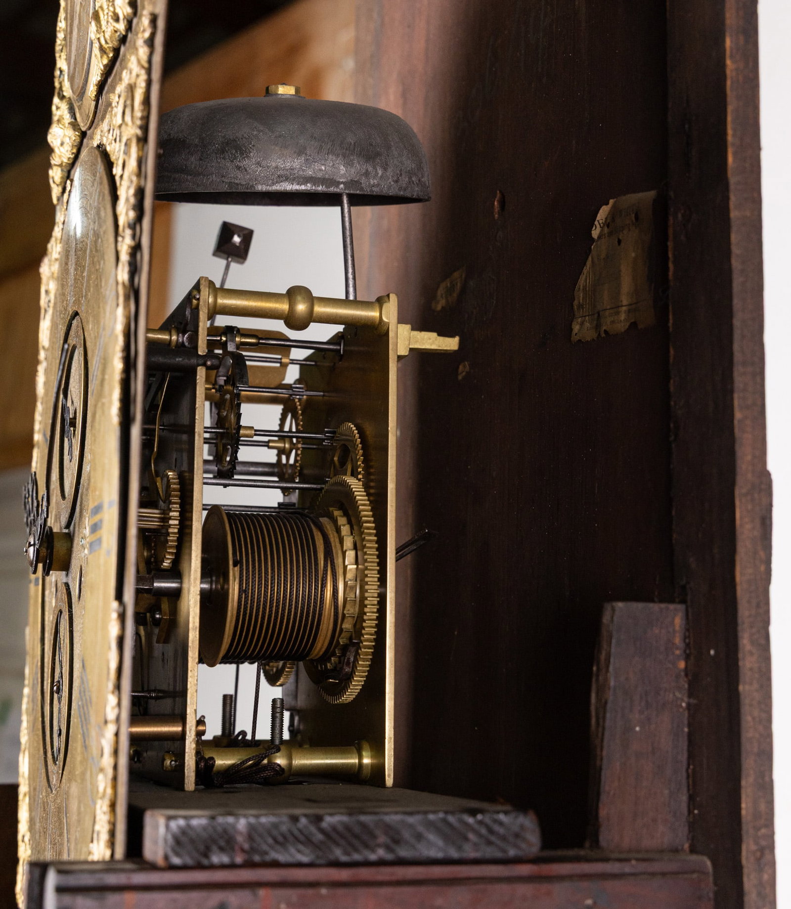 Thomas Davies, Monmouth, New Jersey Late 18th Century Tall Case Clock - 9