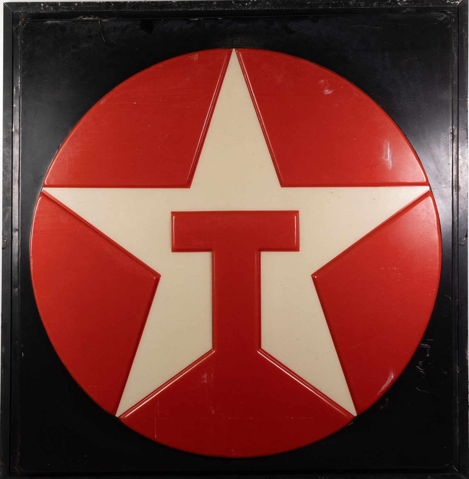 TEXACO Embossed Plastic Service Station Sign (1 of 5)