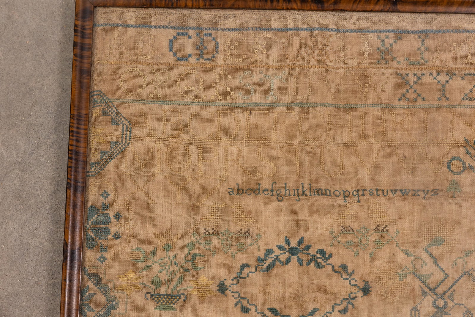 1835 Framed Band Sampler - 2
