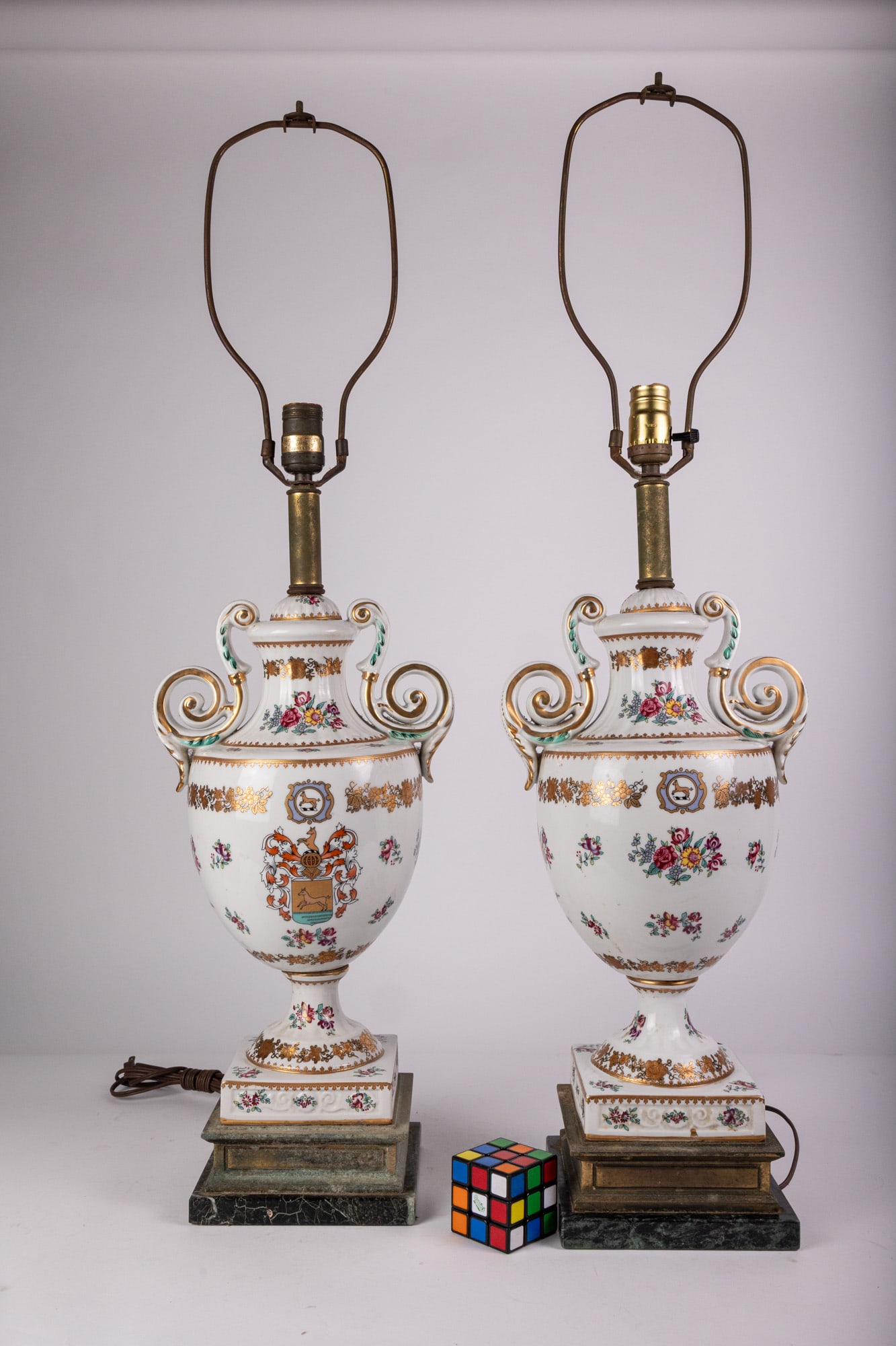 Pair of Frederick Cooper Porcelain Table Lamps - 2