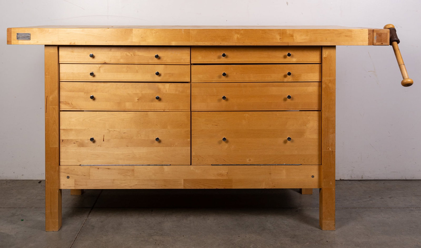 Grizzly 9 Drawer Euro-Style Butcher Block Workbench (1 of 6)