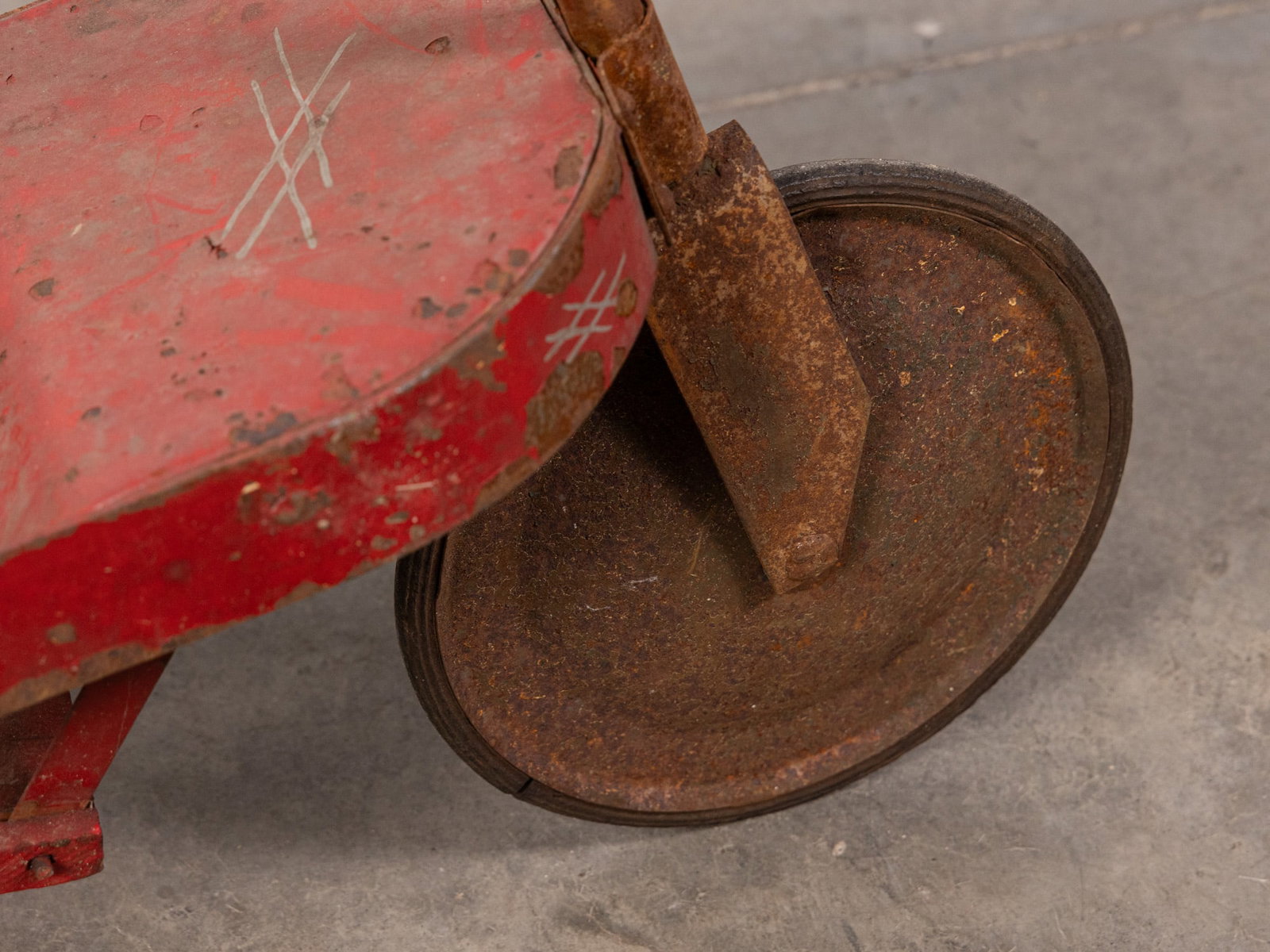 RARE Vintage 3 Wheeled Scoot-O-Cycle Stand Up Hand Car - 4