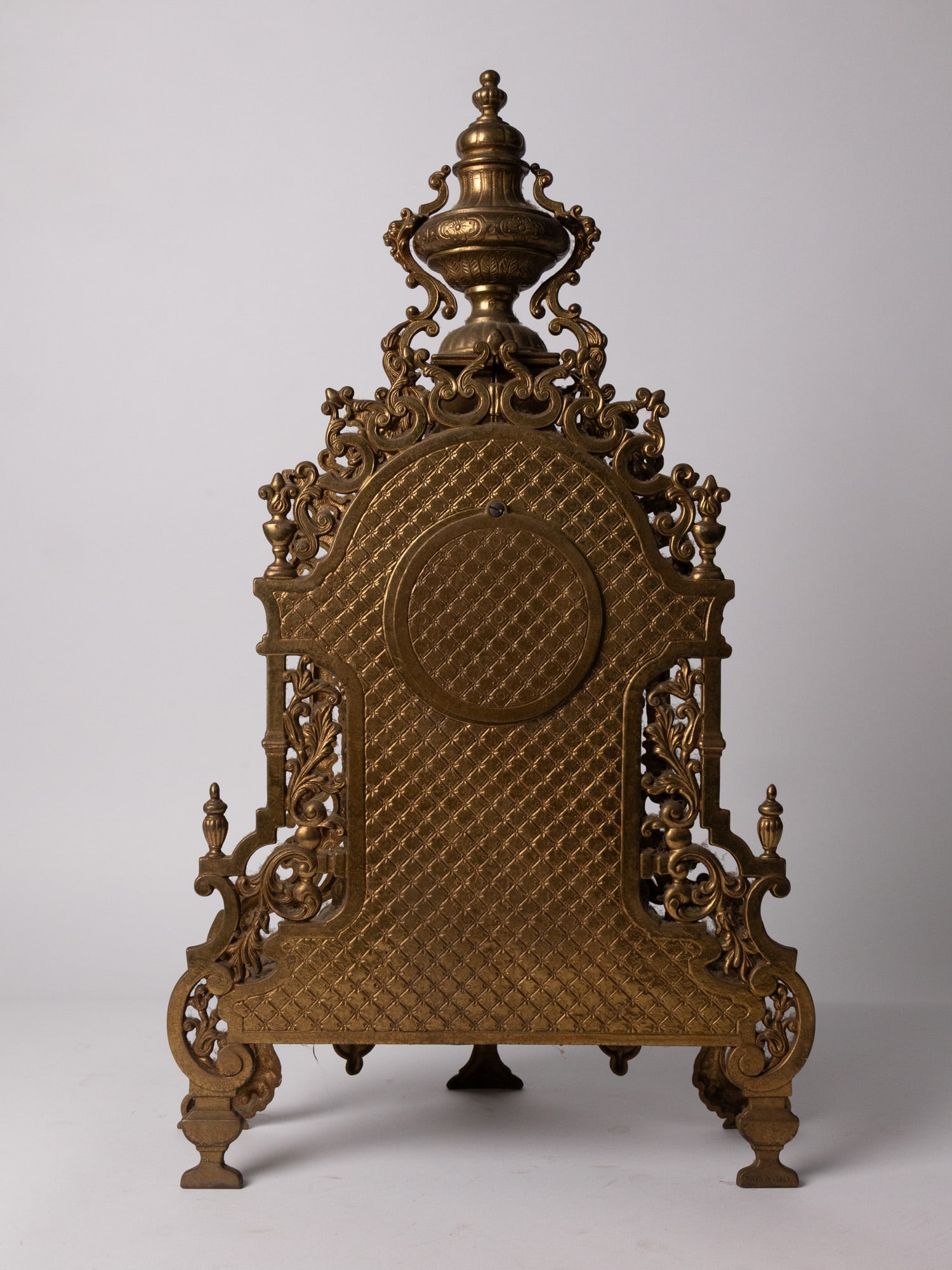 Franz Hermle Baroque Italian Brass Mantel Clock - 7