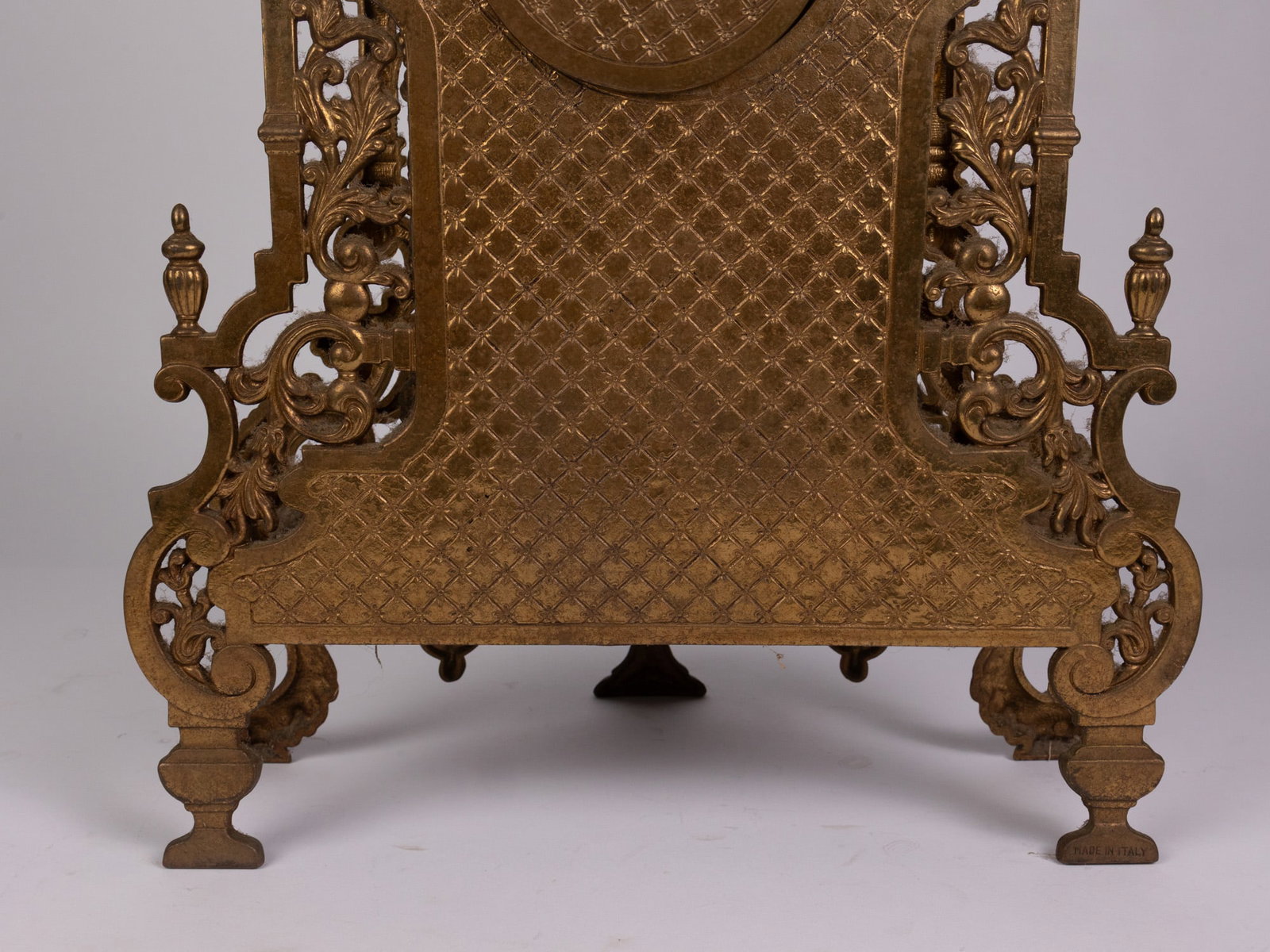 Franz Hermle Baroque Italian Brass Mantel Clock - 9