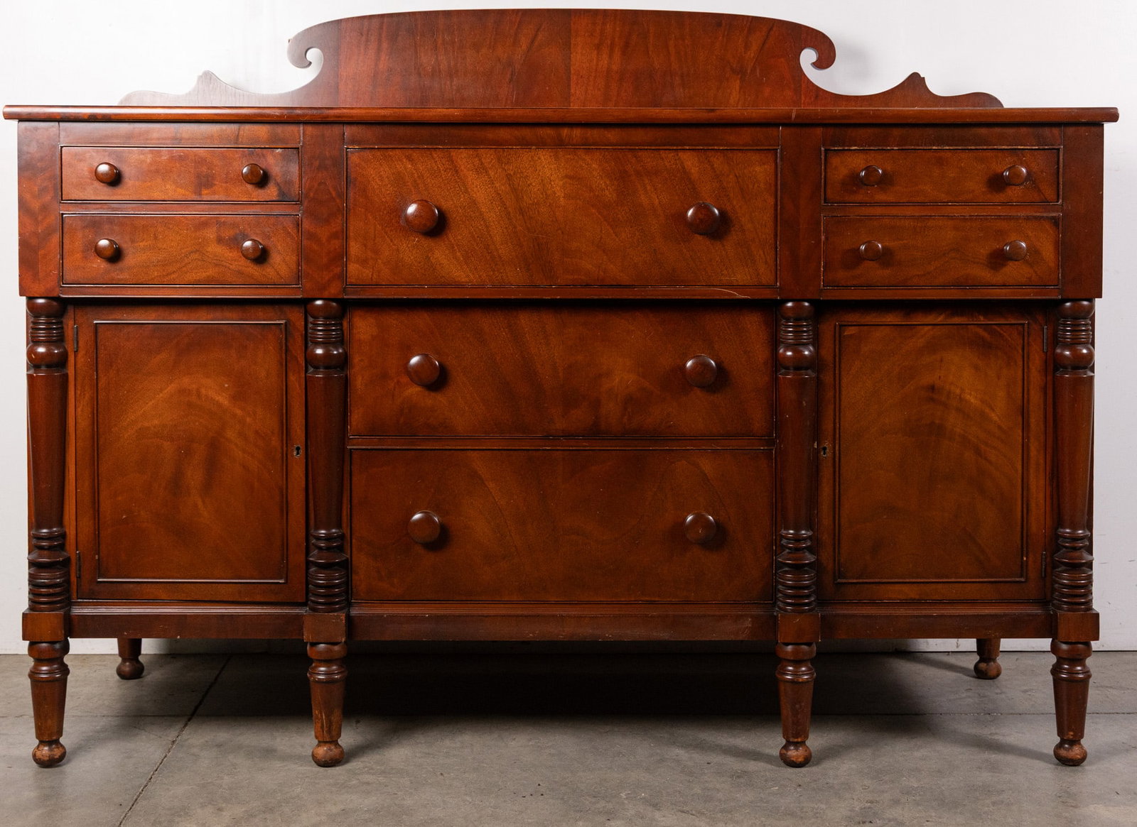 Vintage Drexel American Empire Style Sideboard: Vintage Drexel American Empire Style Sideboard Size 49" x 66" x 22" Literature Brooks Auction – Online Auction Terms & Conditions Contact: (856) 694-2960 | info@brooks.auction READ BEFORE YOU