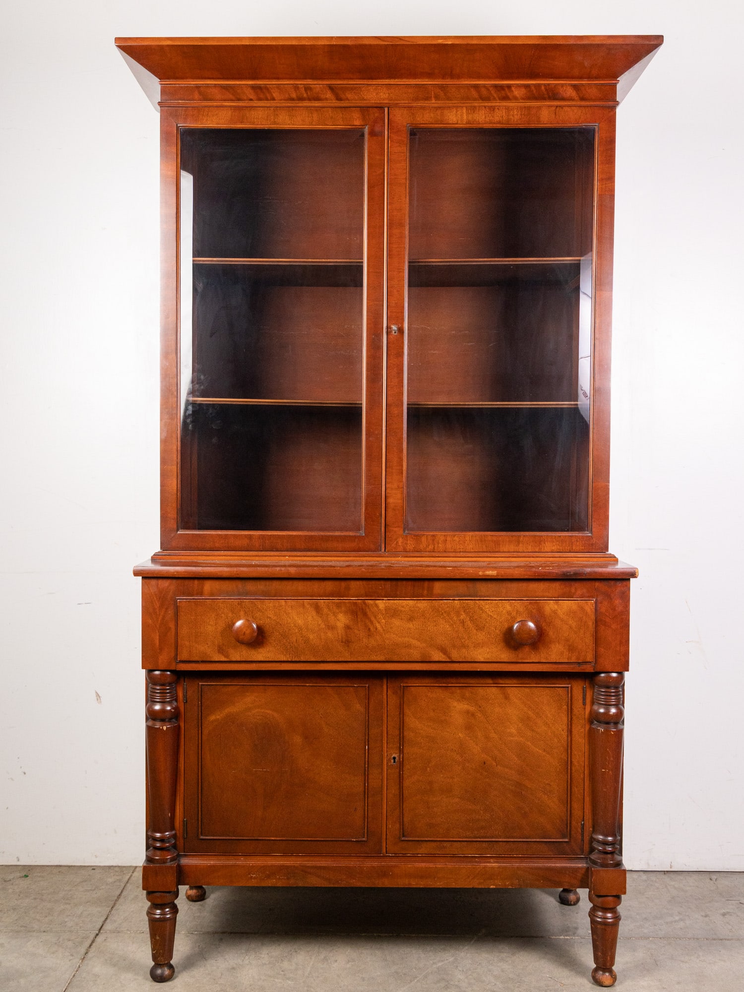 Vintage Drexel American Empire Style China Cabinet (1 of 6)