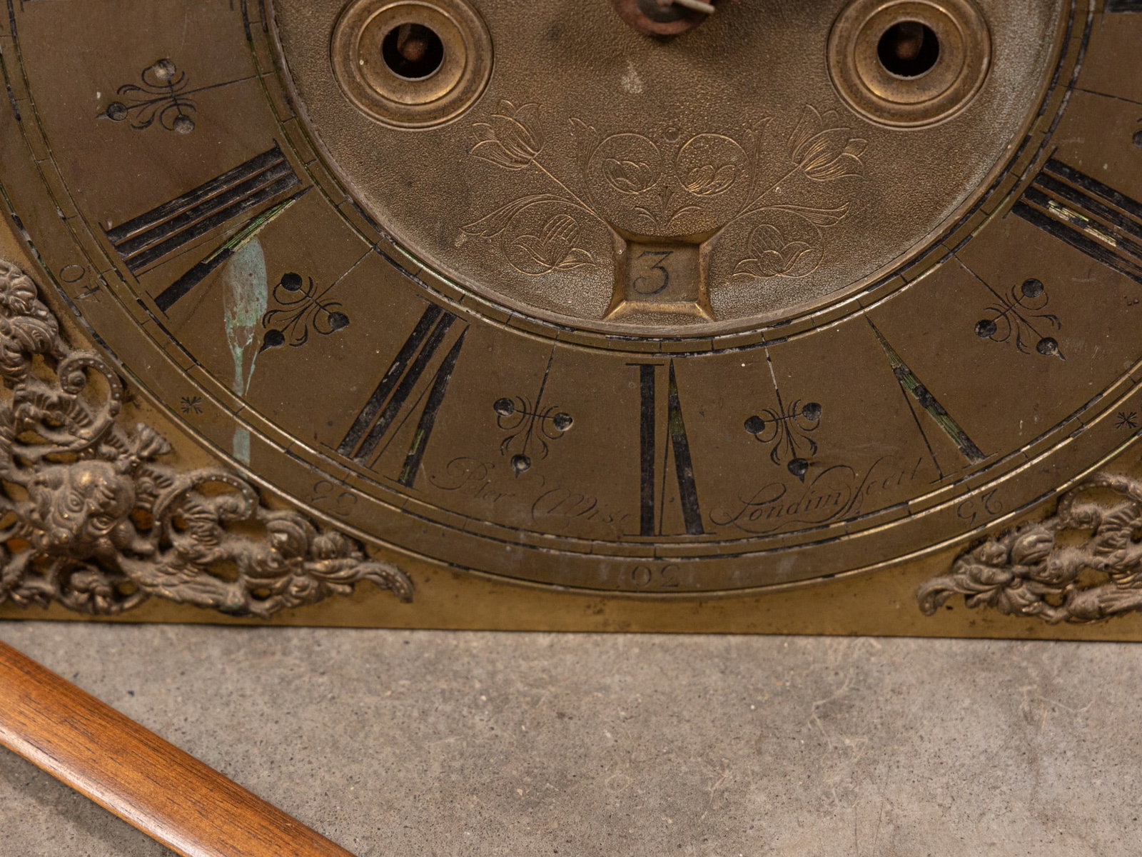 Peter Wise, London, England, 18th Century Tall Clock Movement - 5