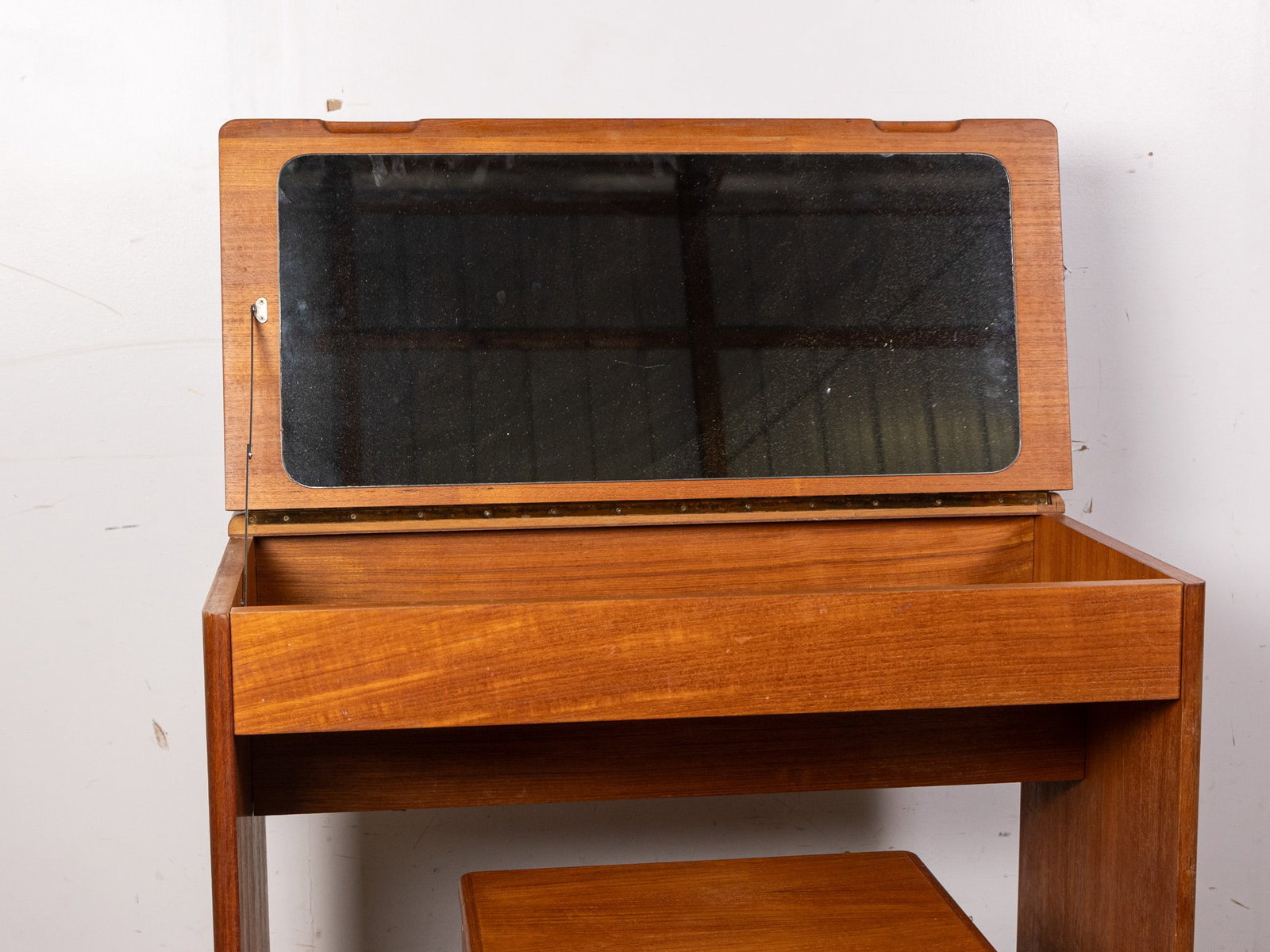 Mid Century Modern Teak Desk with Bench - 3