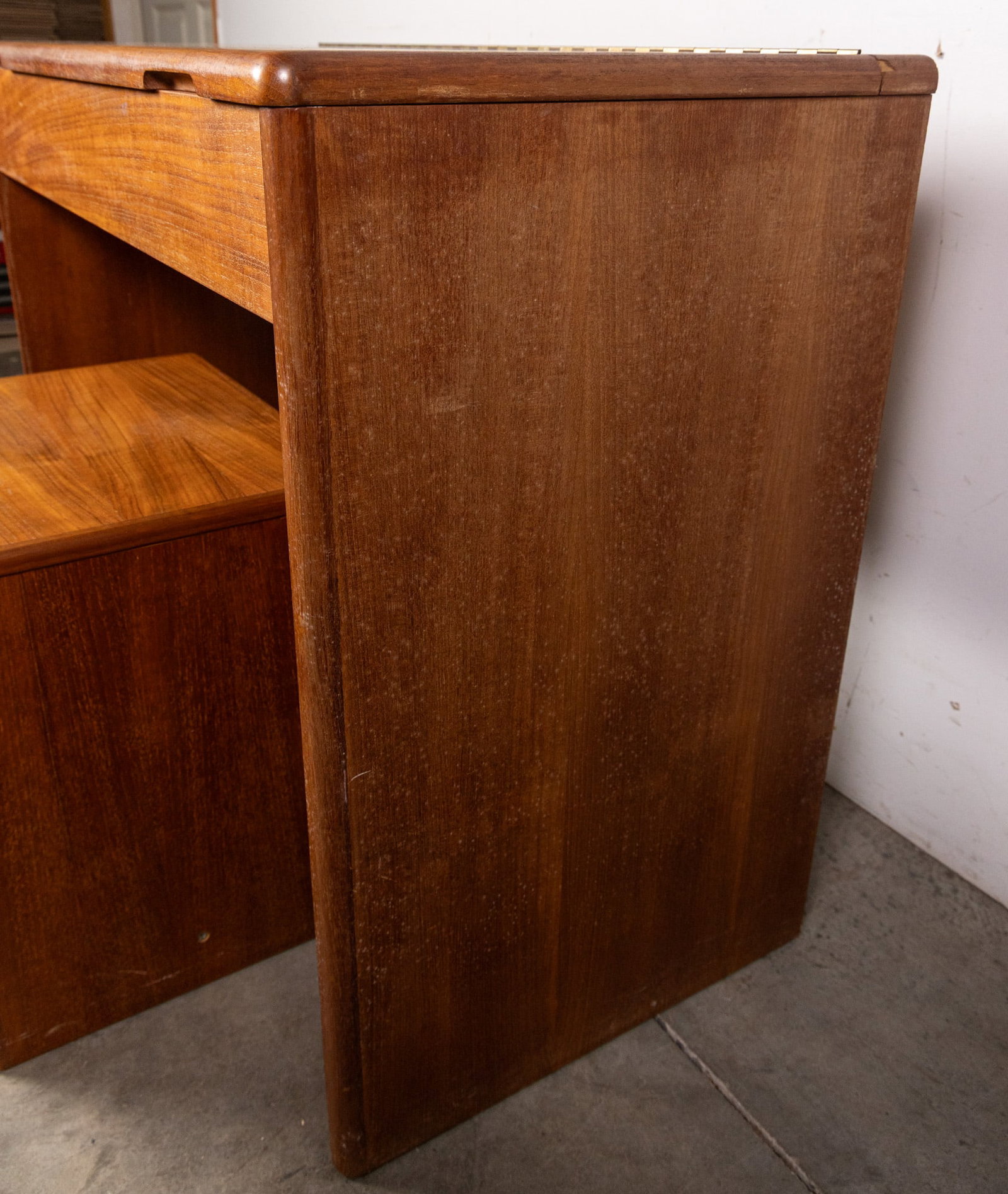 Mid Century Modern Teak Desk with Bench - 6