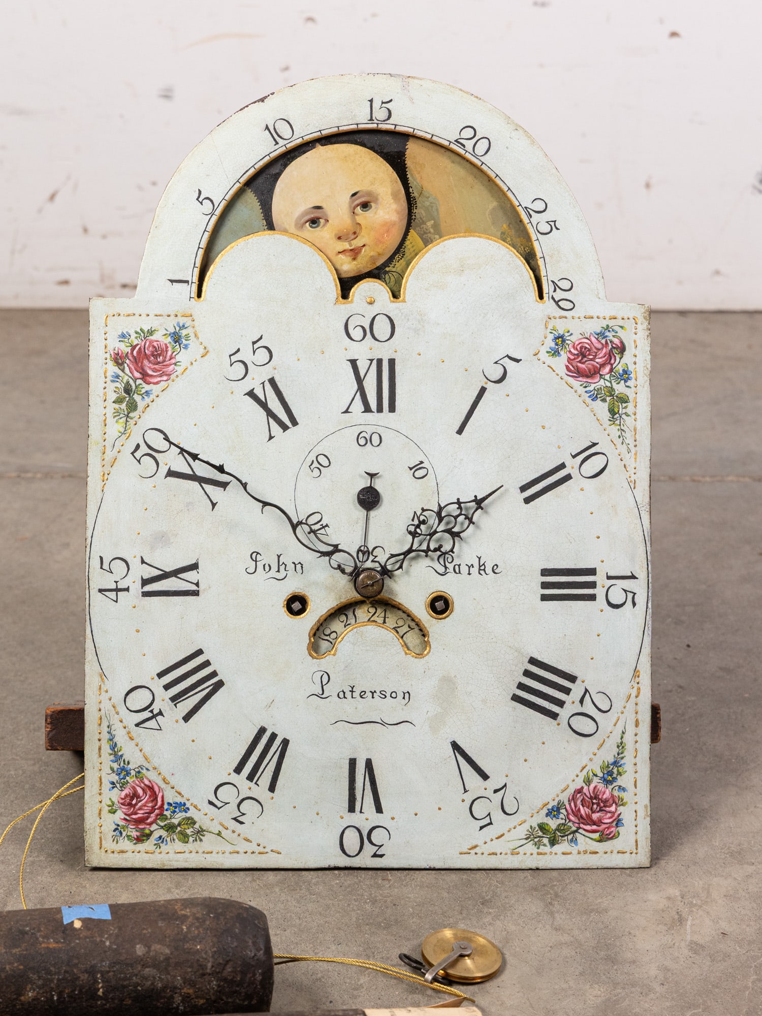 John Parke, Paterson, New Jersey Early 19th Century Clock Movement - 4