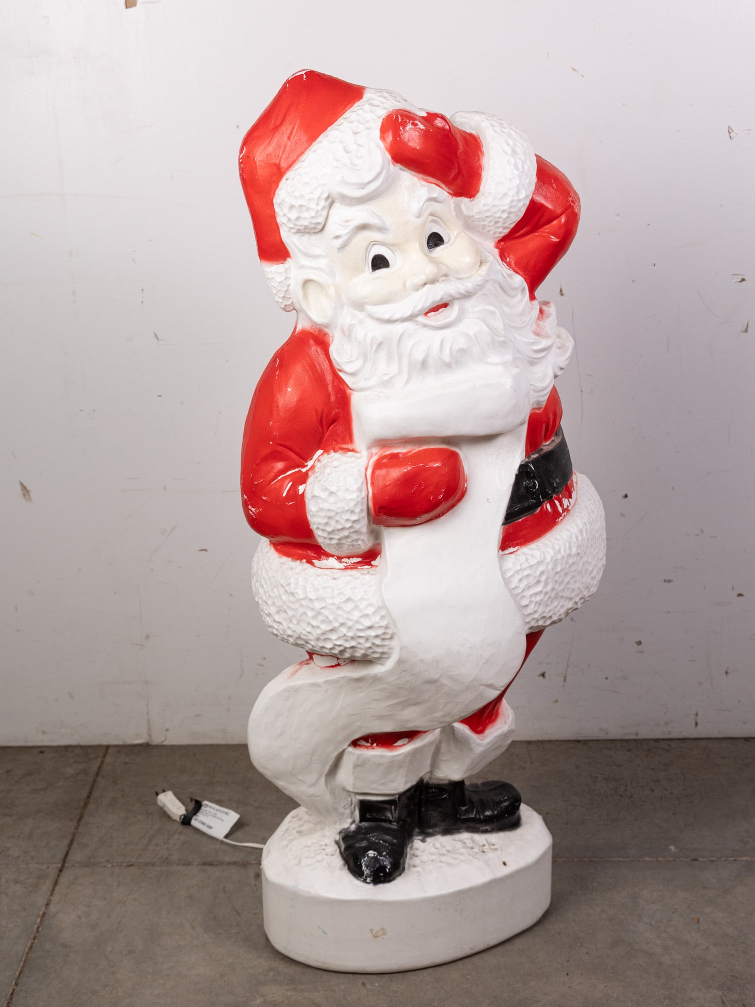 Vintage Santa Claus Blow Mold Christmas Decoration (1 of 2)