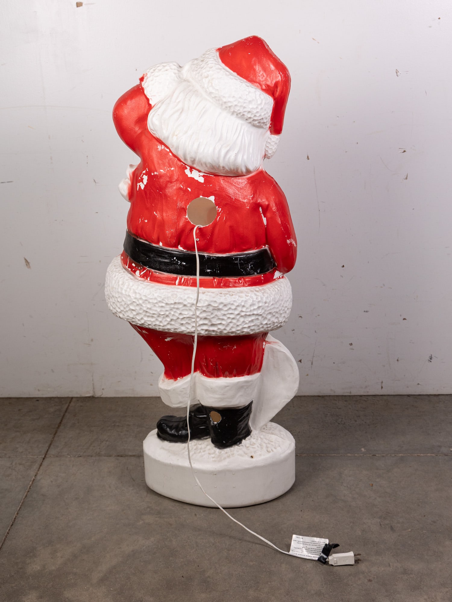 Vintage Santa Claus Blow Mold Christmas Decoration - 2