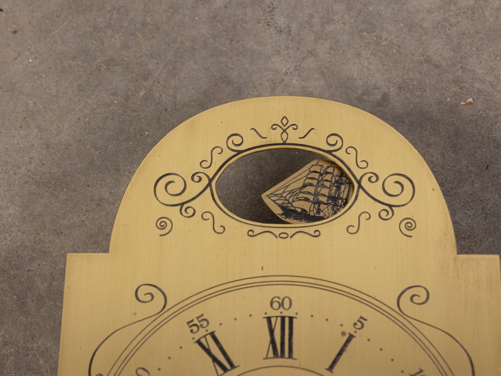 Gregg E. Perry Vintage Brass Clock Movement - 3