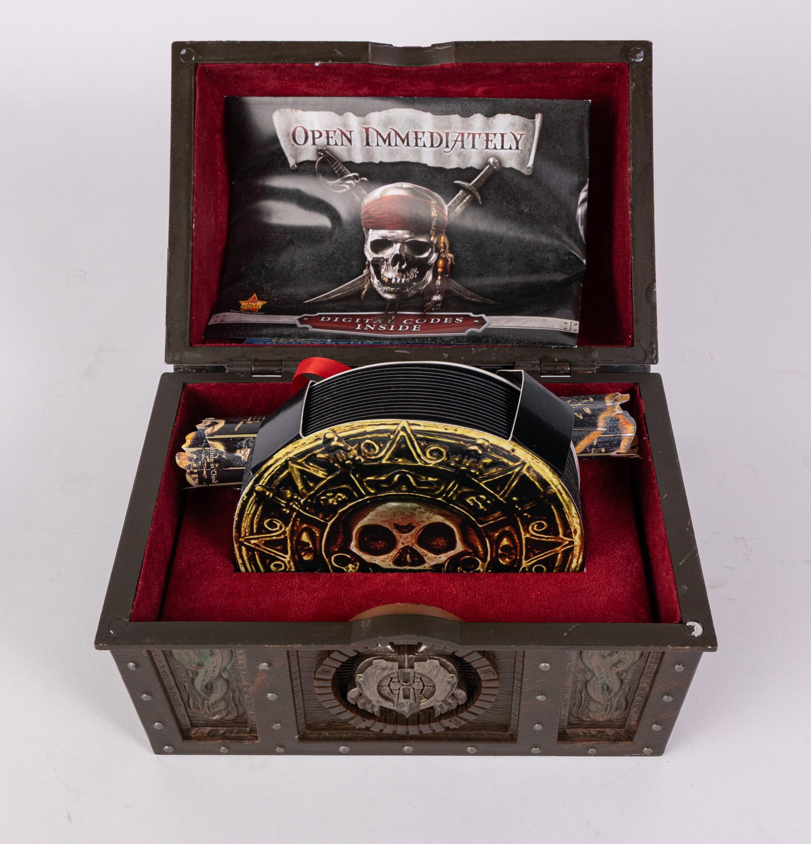 Pirates of the Caribbean Four Movie Collection Chest: Pirates of the Caribbean Four Movie Collection Chest Size 6" x 8" x 6" Literature Brooks Auction – Online Auction Terms & Conditions Contact: (856) 694-2960 | info@brooks.auction READ BEFORE