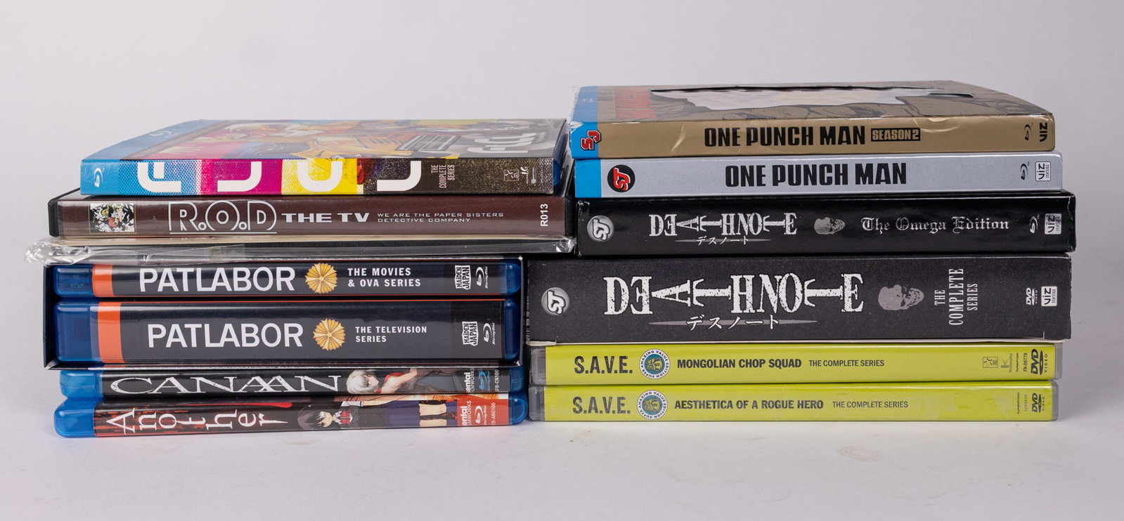 Assortment of Anime DVDs: Death Note - One Punch Man - and more Size 7" x 12" x 12" Literature Brooks Auction – Online Auction Terms & Conditions Contact: (856) 694-2960 | info@brooks.auction READ BEFORE YOU BID: We