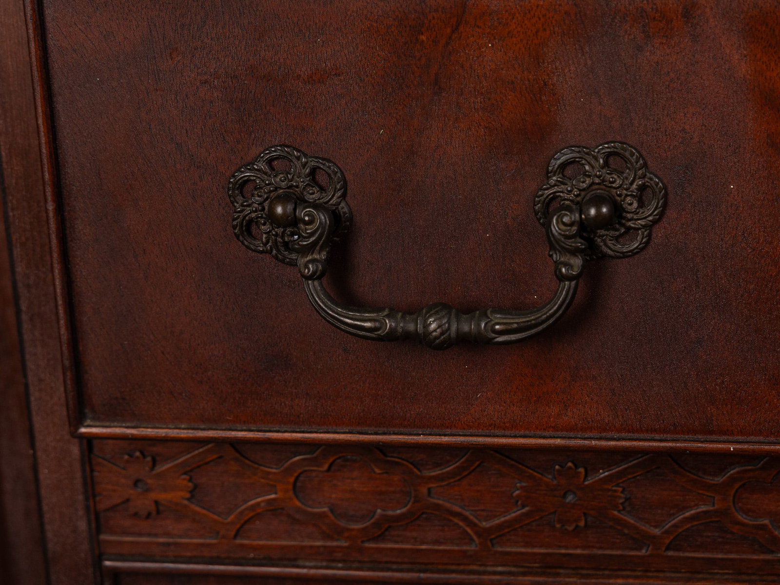 Vintage Breakfront China Cabinet - 4