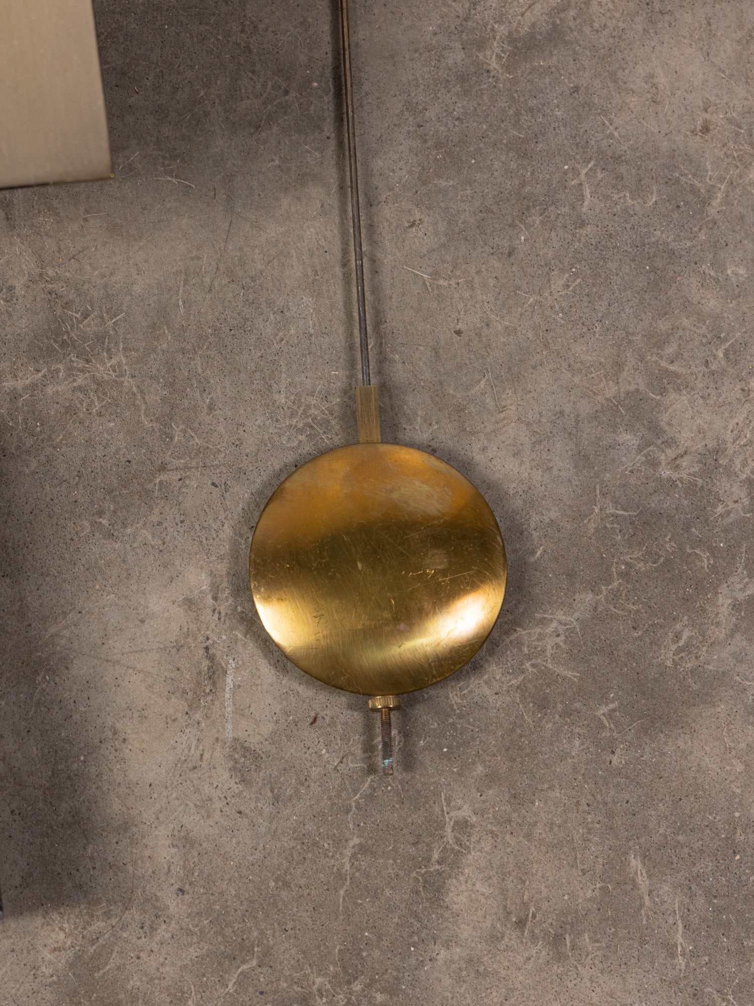 Gregg E. Perry Vintage Brass Clock Movement - 4