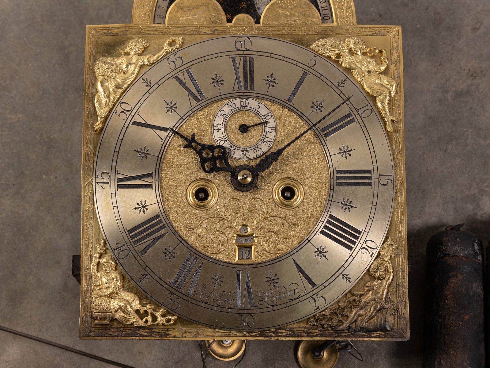 Robert Long, London, Antique Clock Movement - 2