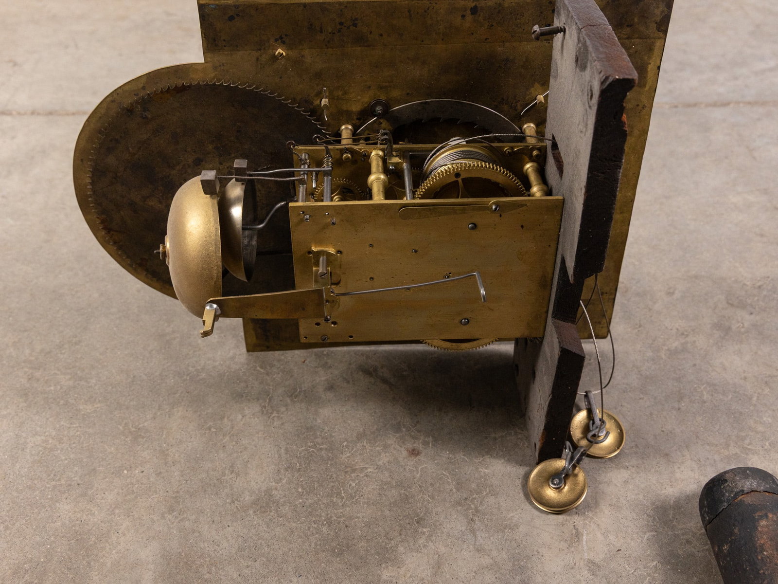 Robert Long, London, Antique Clock Movement - 7