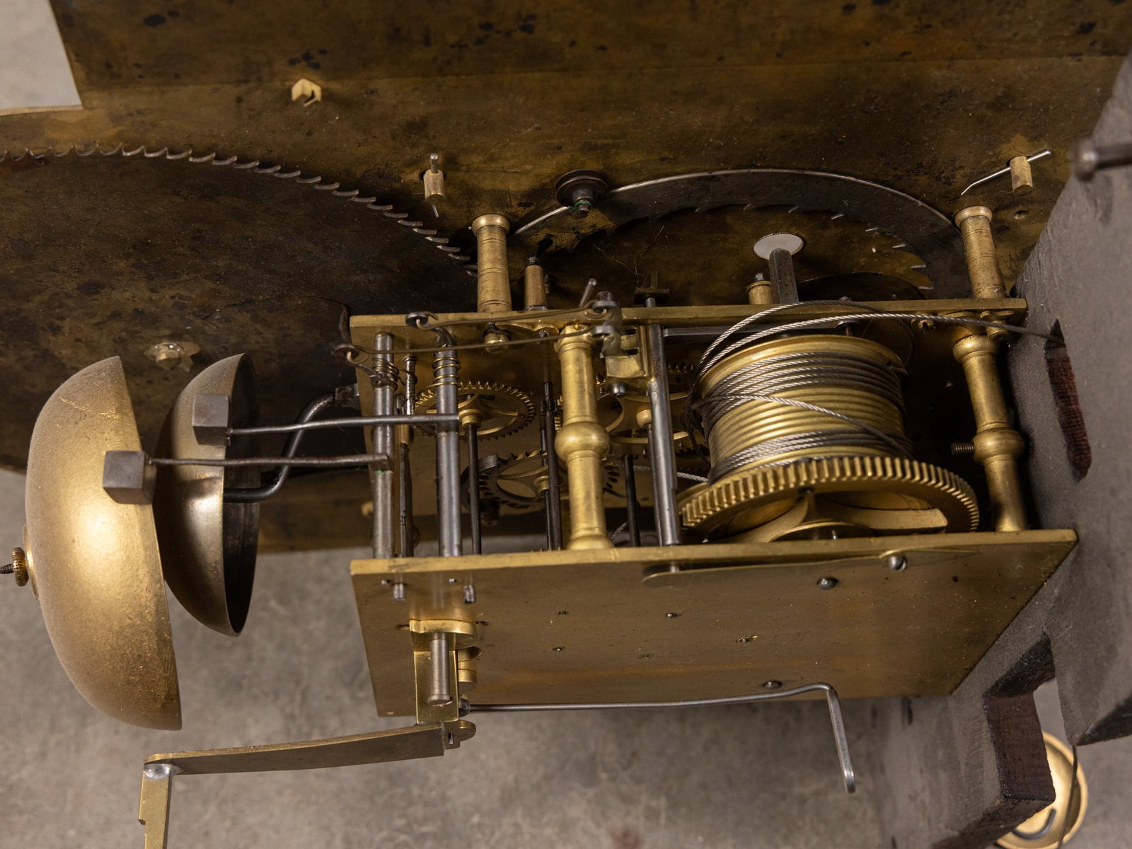 Robert Long, London, Antique Clock Movement - 8