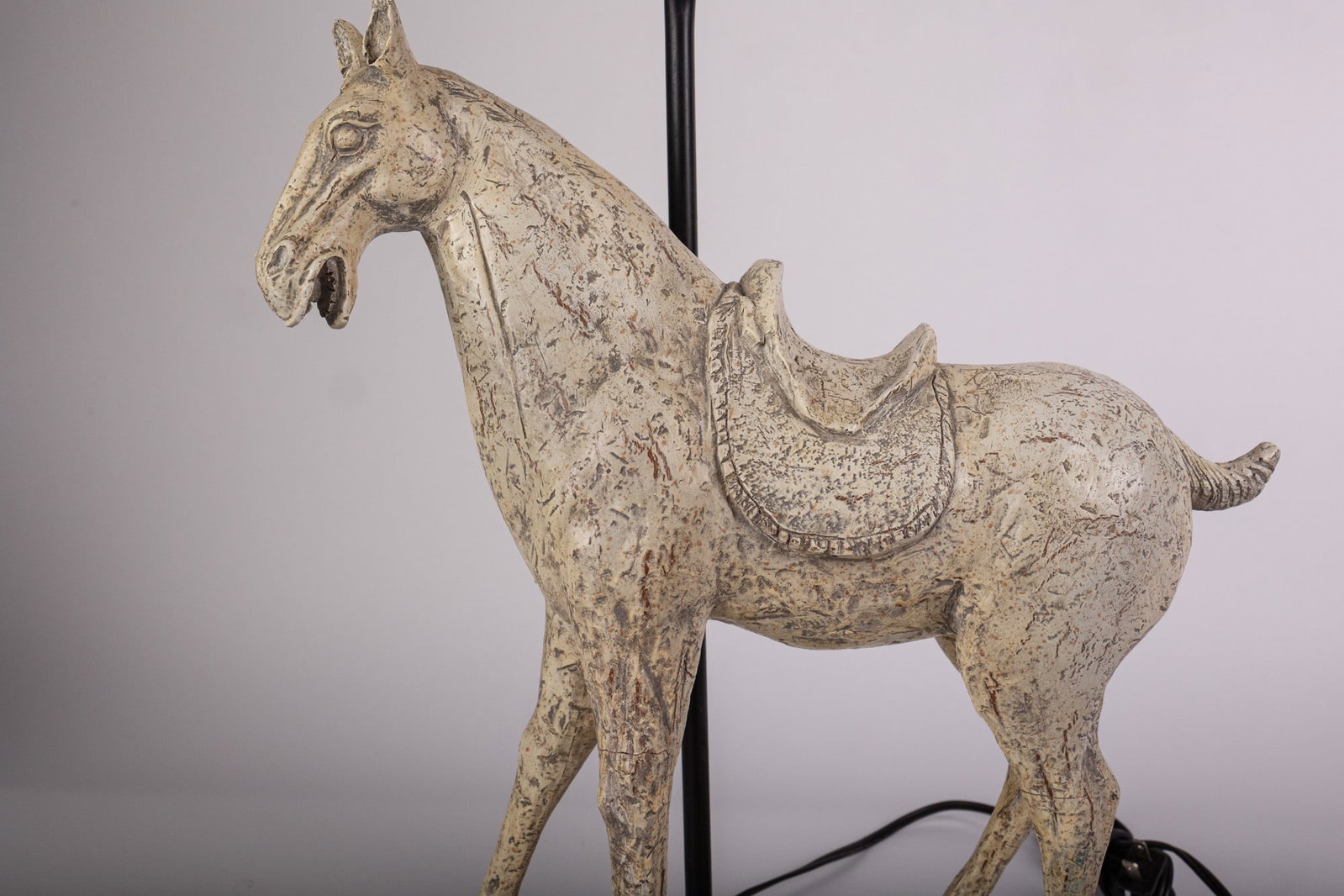 Vintage Figural Horse Table Lamp - 3