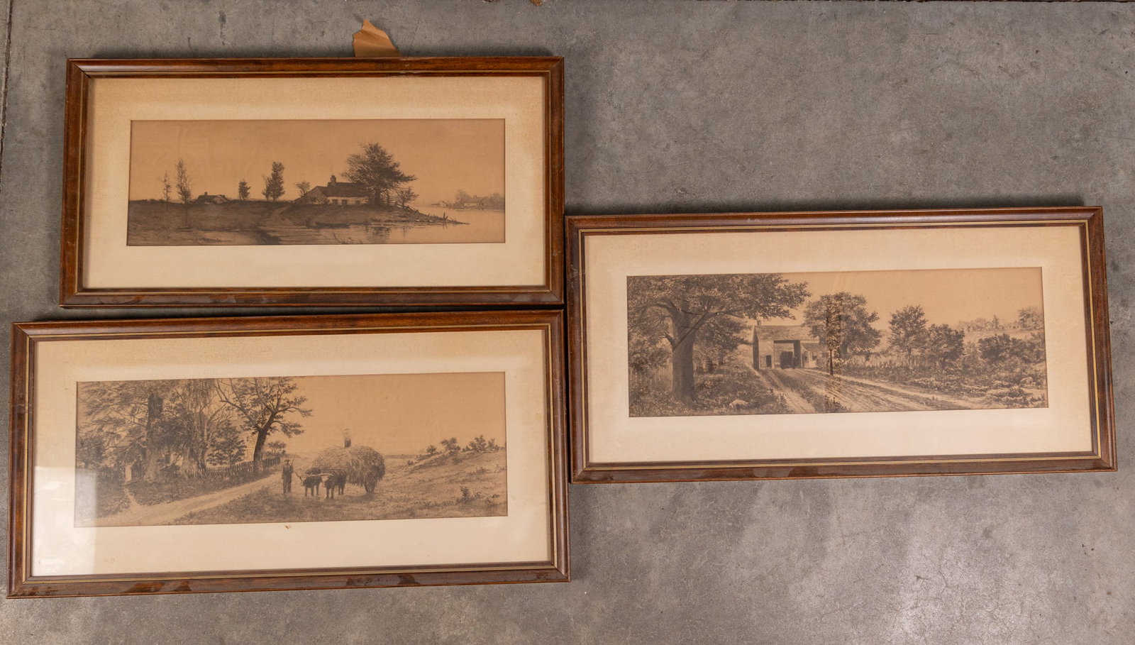 Ernest C. Rost (American, 1866-1940) - (3) Framed Engravings: Ernest C. Rost (American, 1866-1940) - (3) Framed Engravings Size 14" x 28" Literature Brooks Auction – Online Auction Terms & Conditions Contact: (856) 694-2960 | info@brooks.auction READ