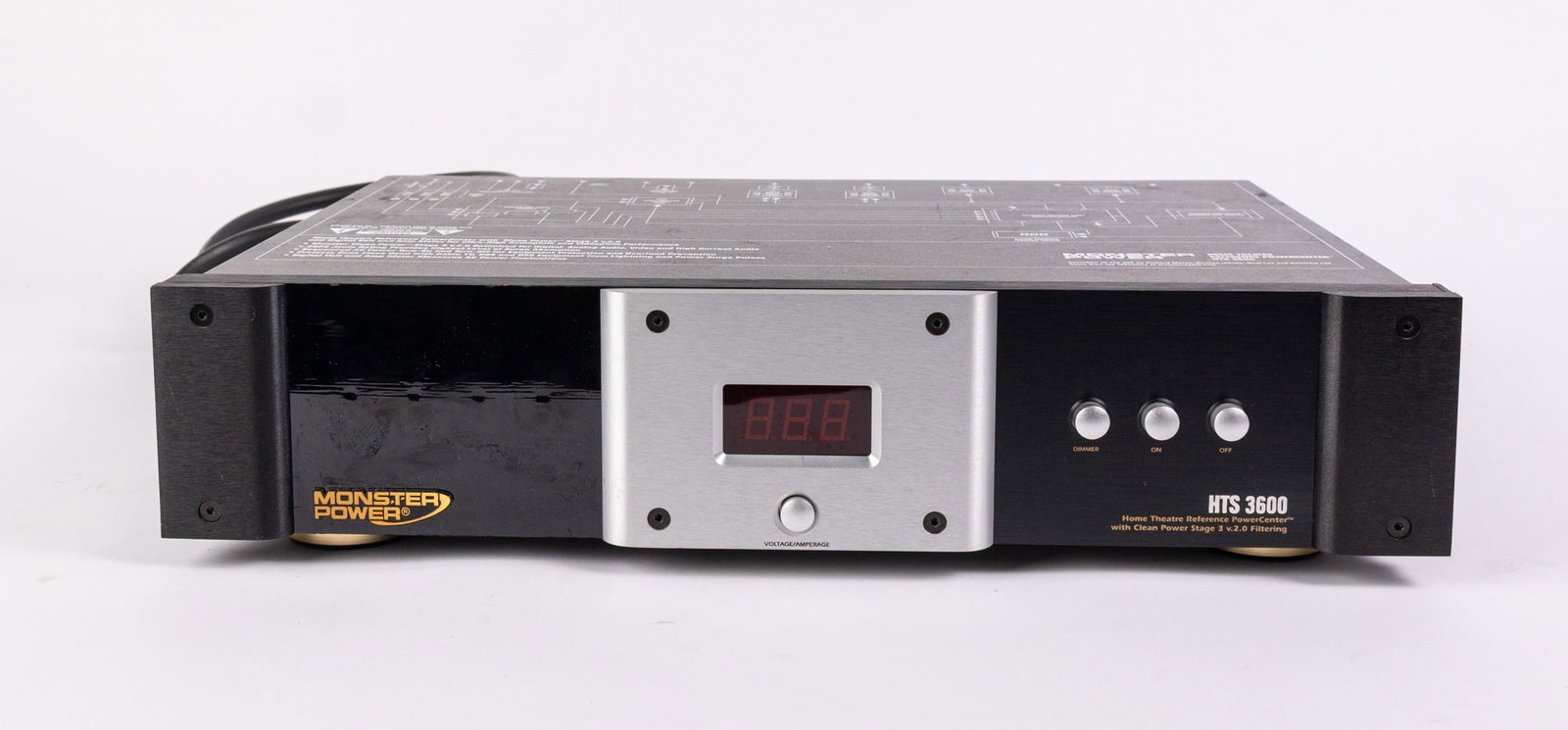 Monster Power HTS 3600 Home Theatre Reference PowerCenter: Monster Power HTS 3600 Home Theatre Reference PowerCenter Size 4" x 17" x 12" Literature Brooks Auction – Online Auction Terms & Conditions Contact: (856) 694-2960 | info@brooks.auction READ