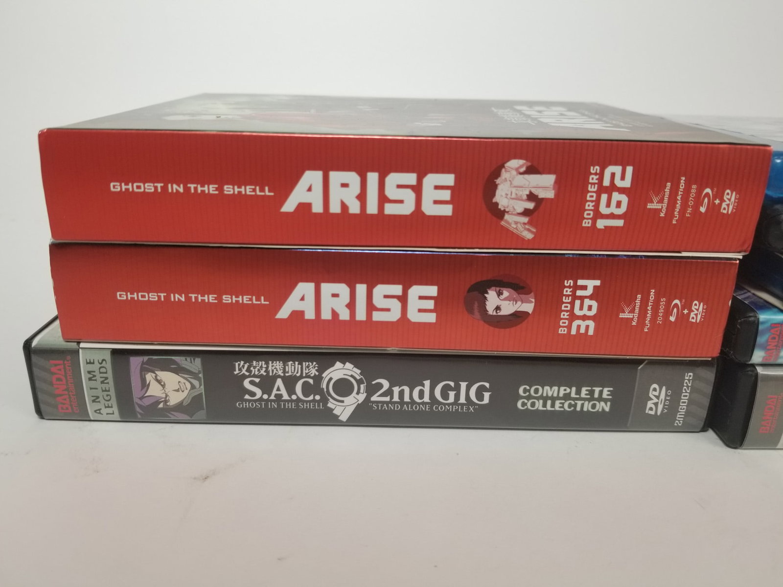 Assortment of Ghost in the Shell DVDs - 3