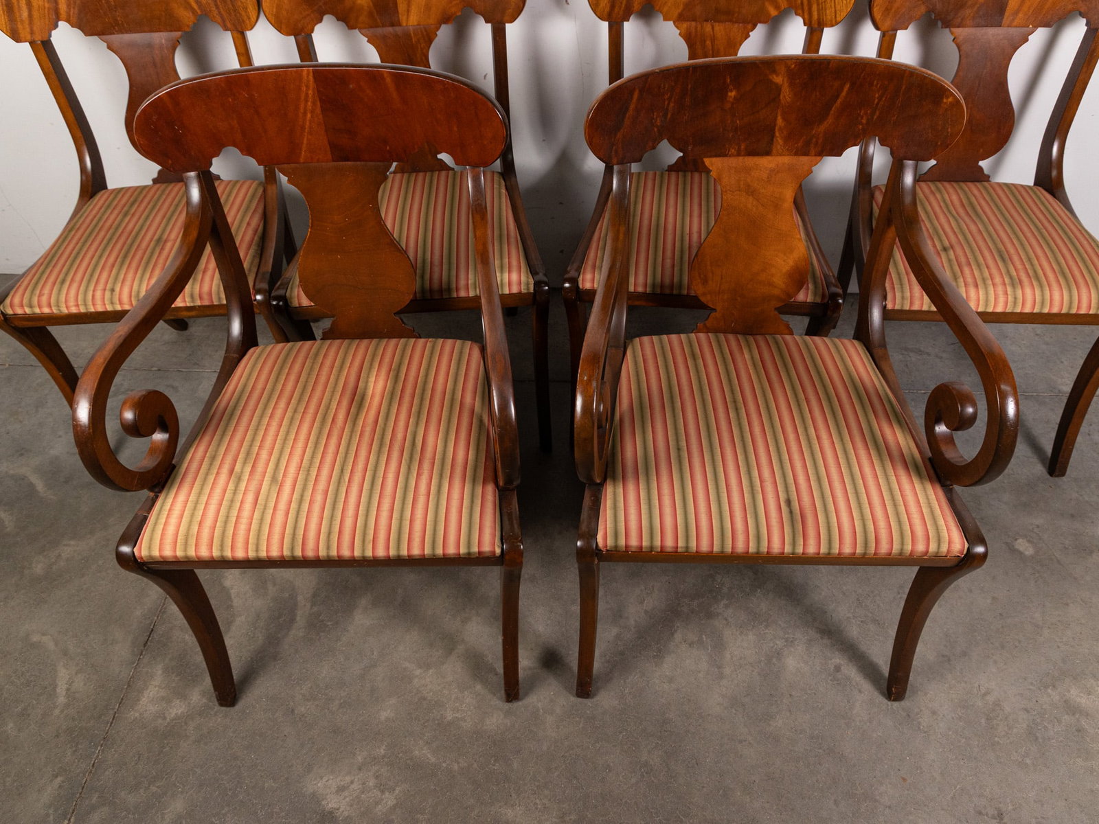 Set of Six Vintage Dining Chairs - 2