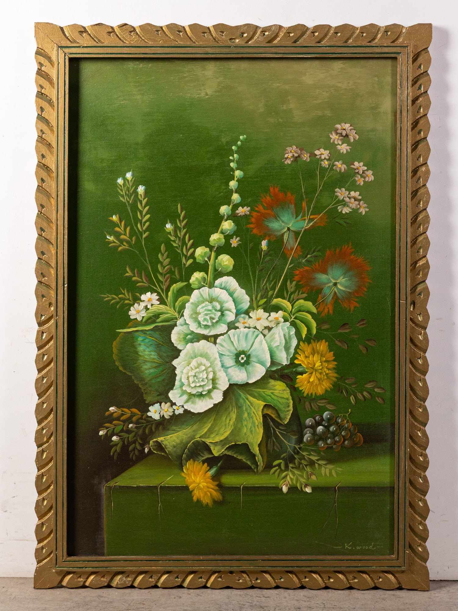 Framed Original Oil on Canvas: Framed Original Oil on Canvas Size 40" x 28" Literature Brooks Auction – Online Auction Terms & Conditions Contact: (856) 694-2960 | info@brooks.auction READ BEFORE YOU BID: We want you to feel