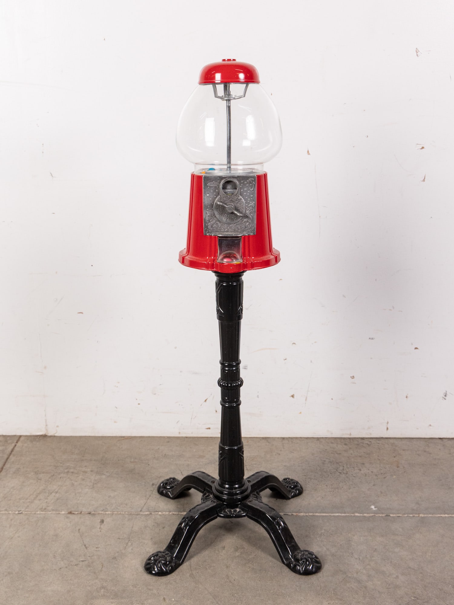 Vintage Red Carousel Gumball Machine (1 of 6)