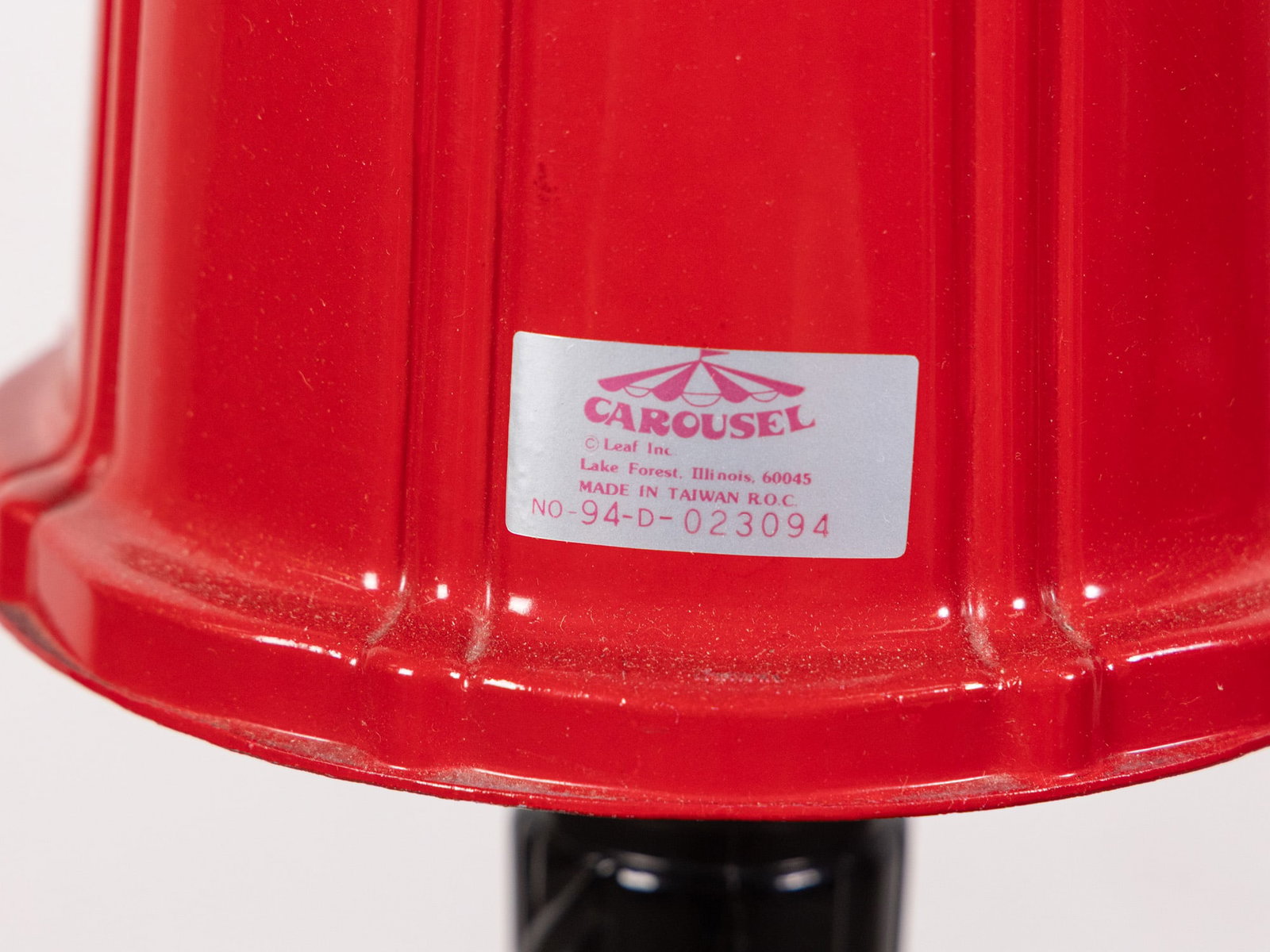 Vintage Red Carousel Gumball Machine - 6