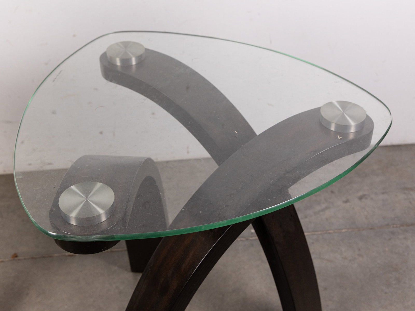 Post Modern Bentwood and Glass Table and Lamp - 4
