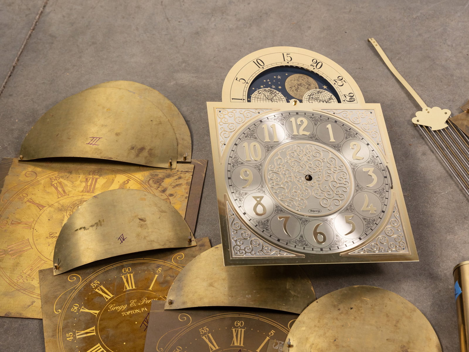 Assorted Grandfather Clock Parts - 2