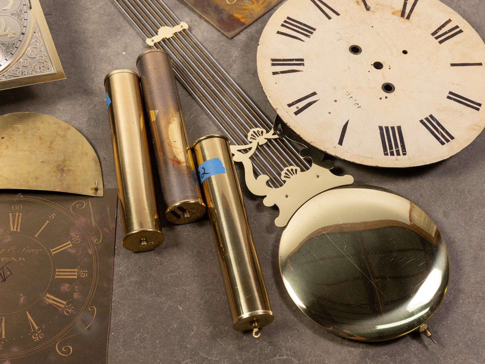 Assorted Grandfather Clock Parts - 4