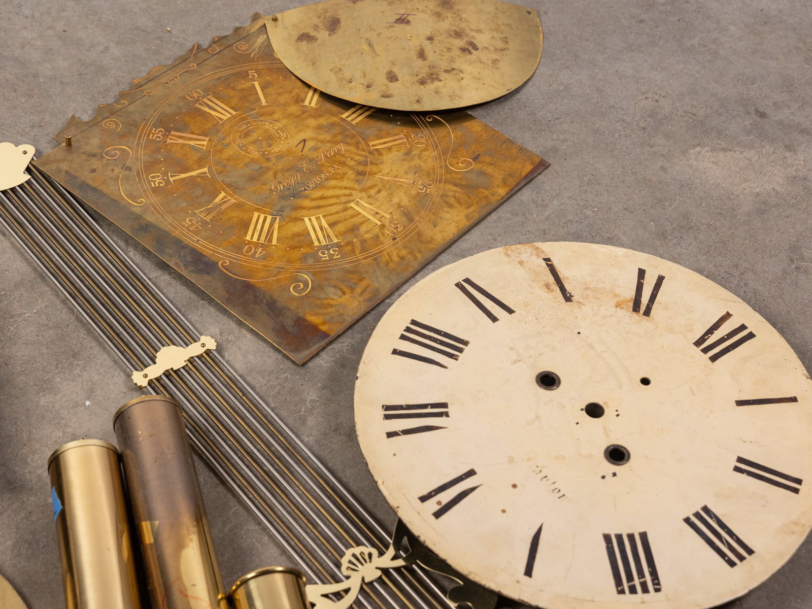 Assorted Grandfather Clock Parts - 5