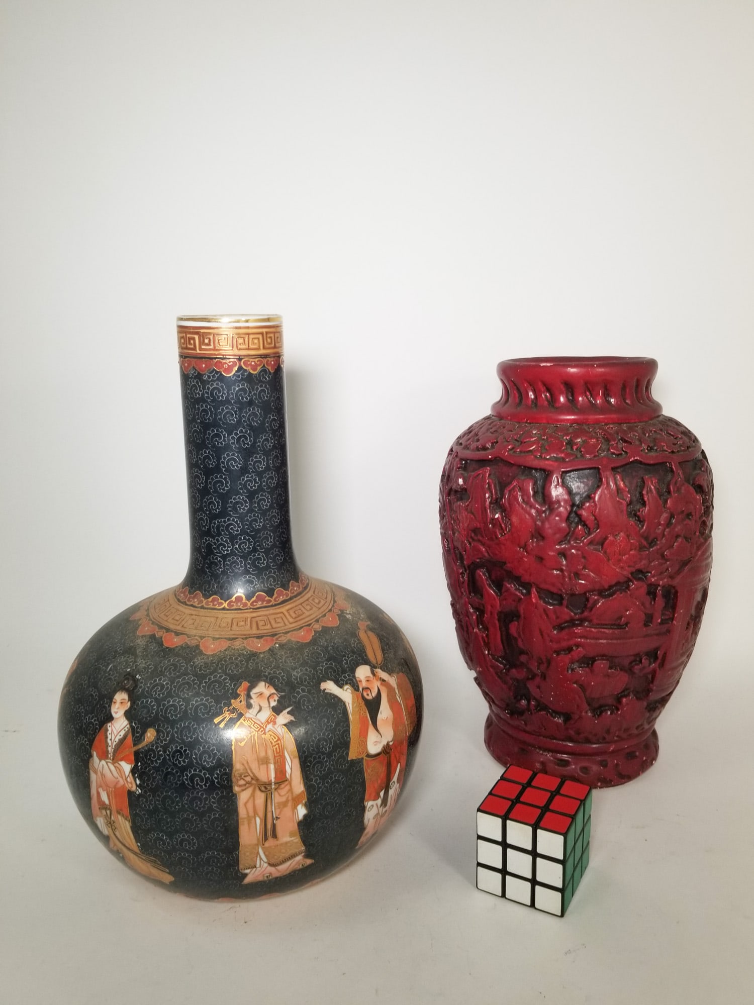 Two Vintage Decorative Asian Vessels - 2