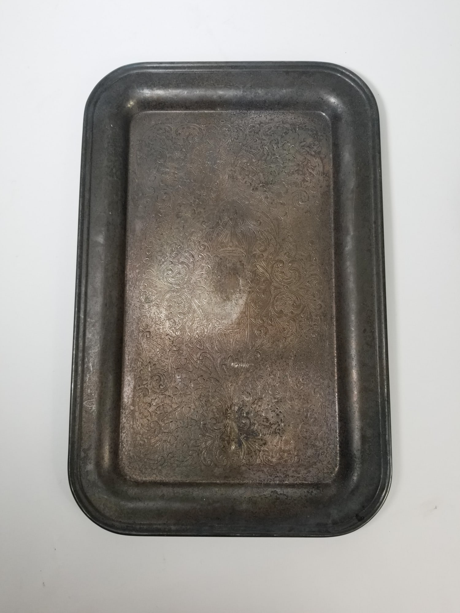 Two Silver Plate Trays - 4