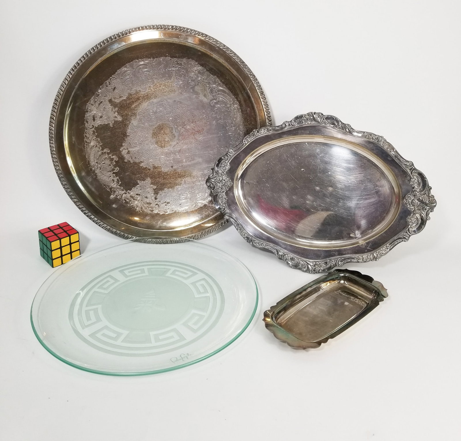 Silver Plate Serving Dishes - 2